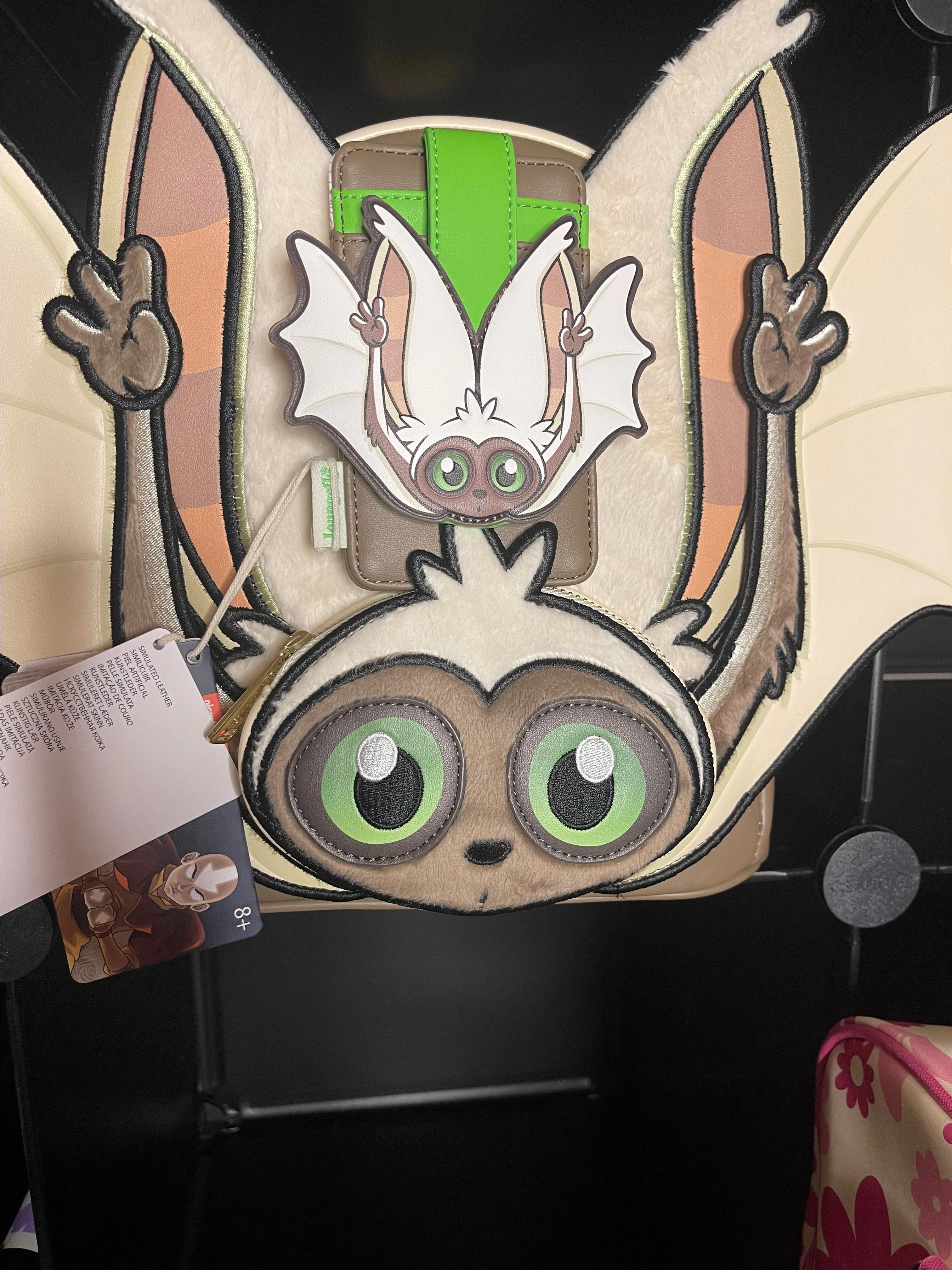Product image for LF Momo Avatar the Last Airbender backpack & card holder