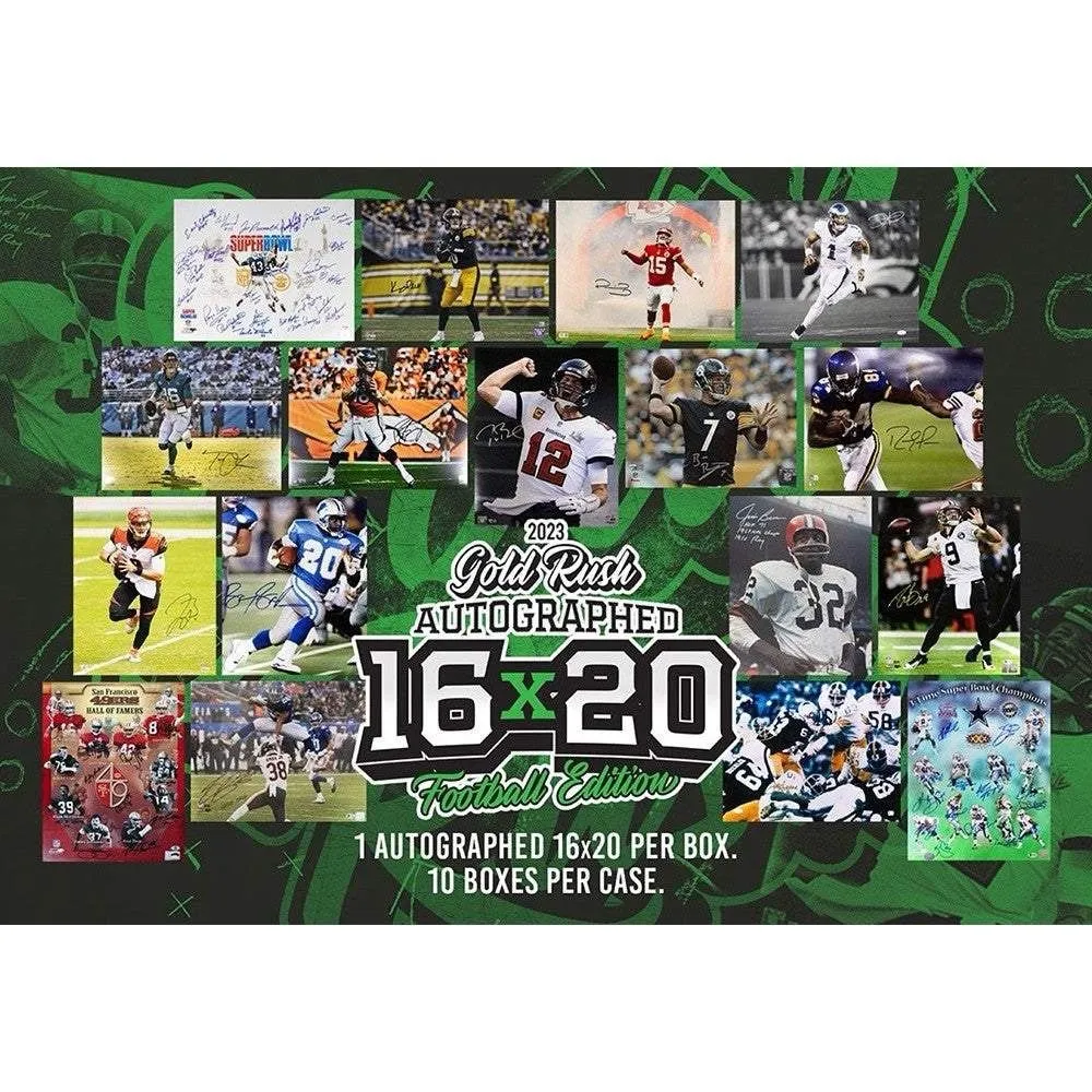 Product image for Gold Rush Autographed Football 16x20 Photo
