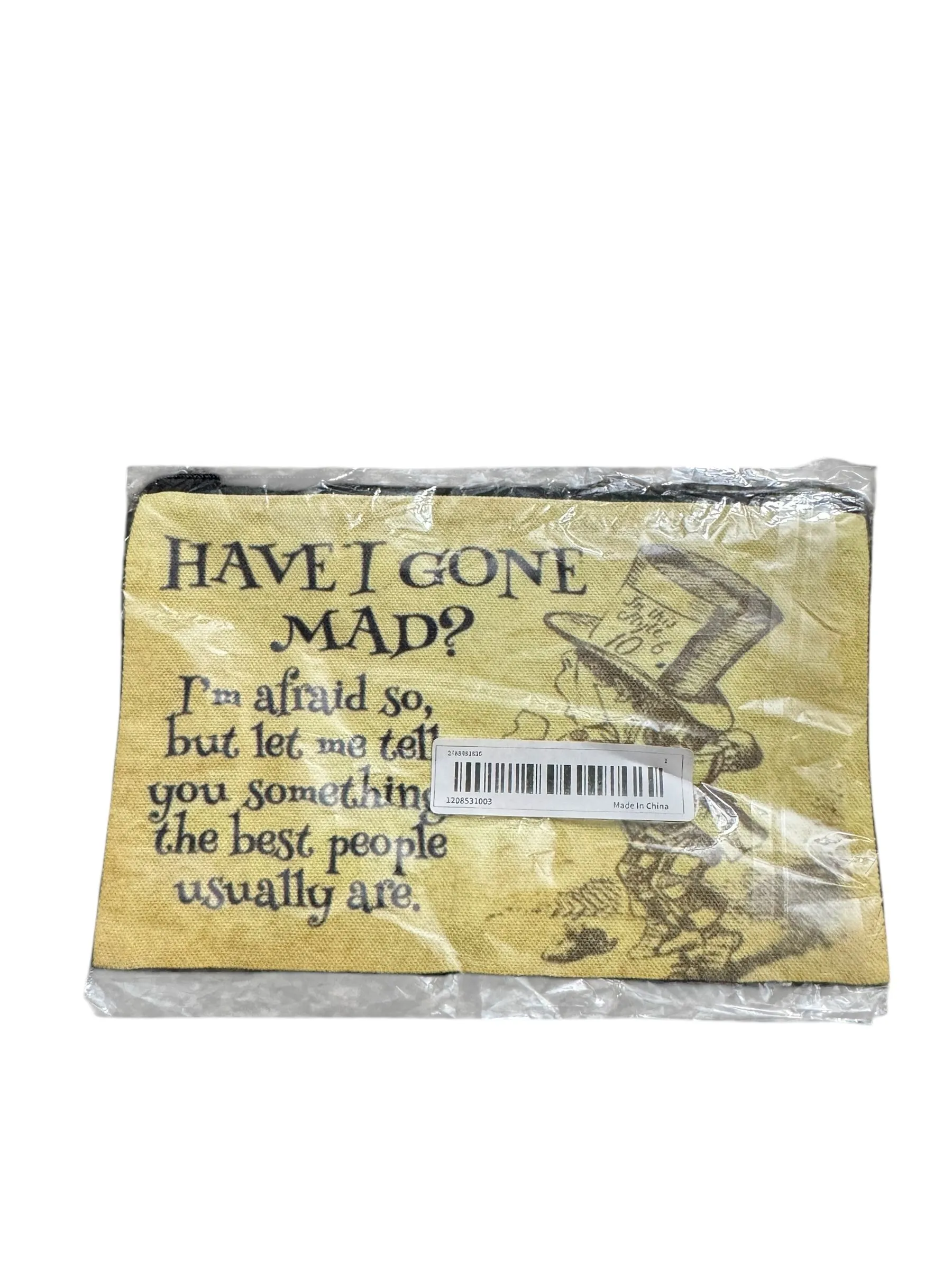 Product image for Have I Gone Mad Makeup Bag