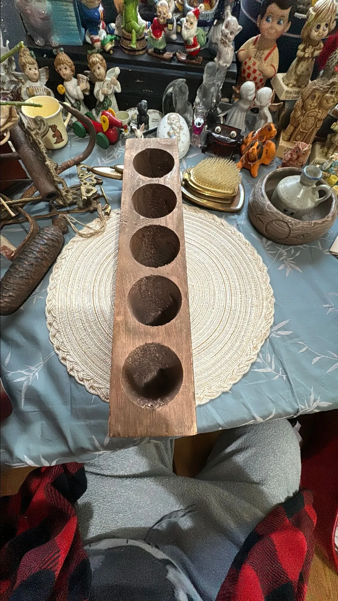 Product image for Wooden 5 hole sugar mold