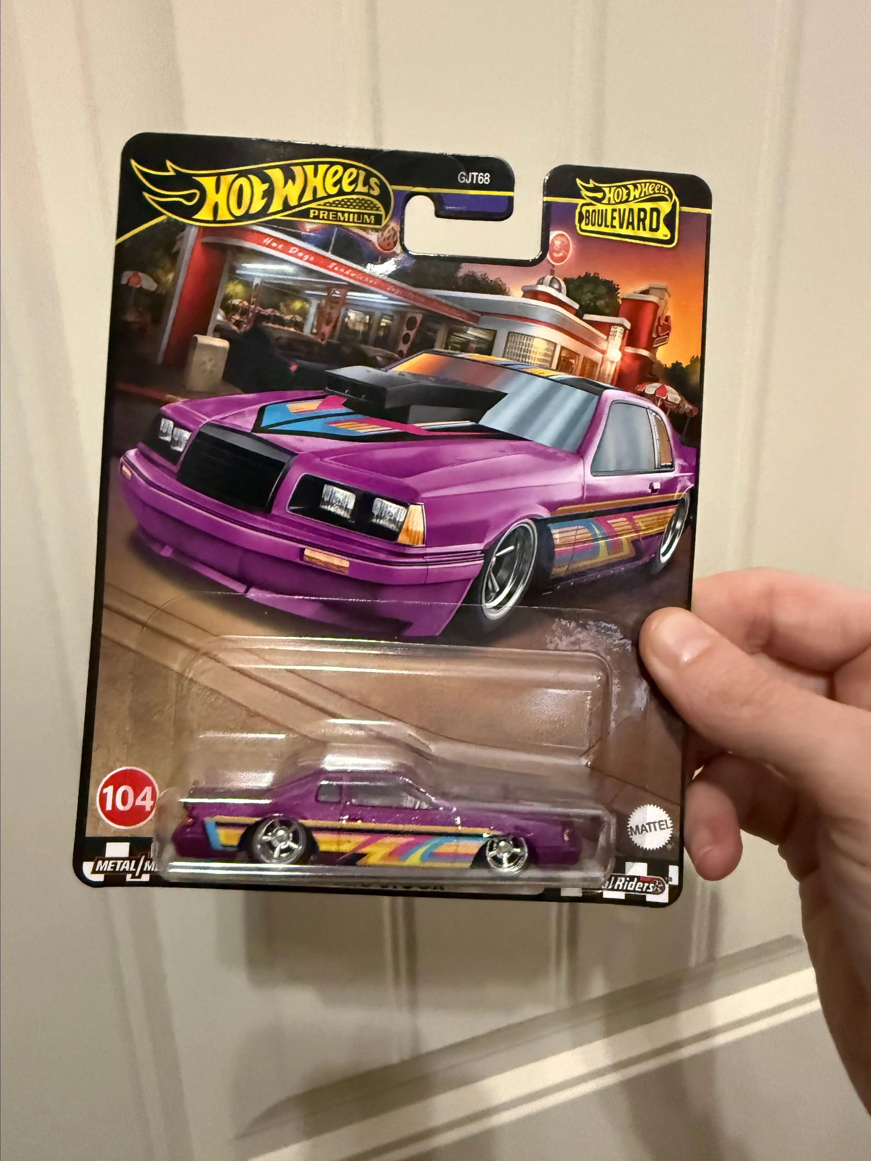 Product image for 2024 HOT WHEELS PREMIUM BOULEVARD'86 FORD THUNDERBIRD PRO STOCK #104