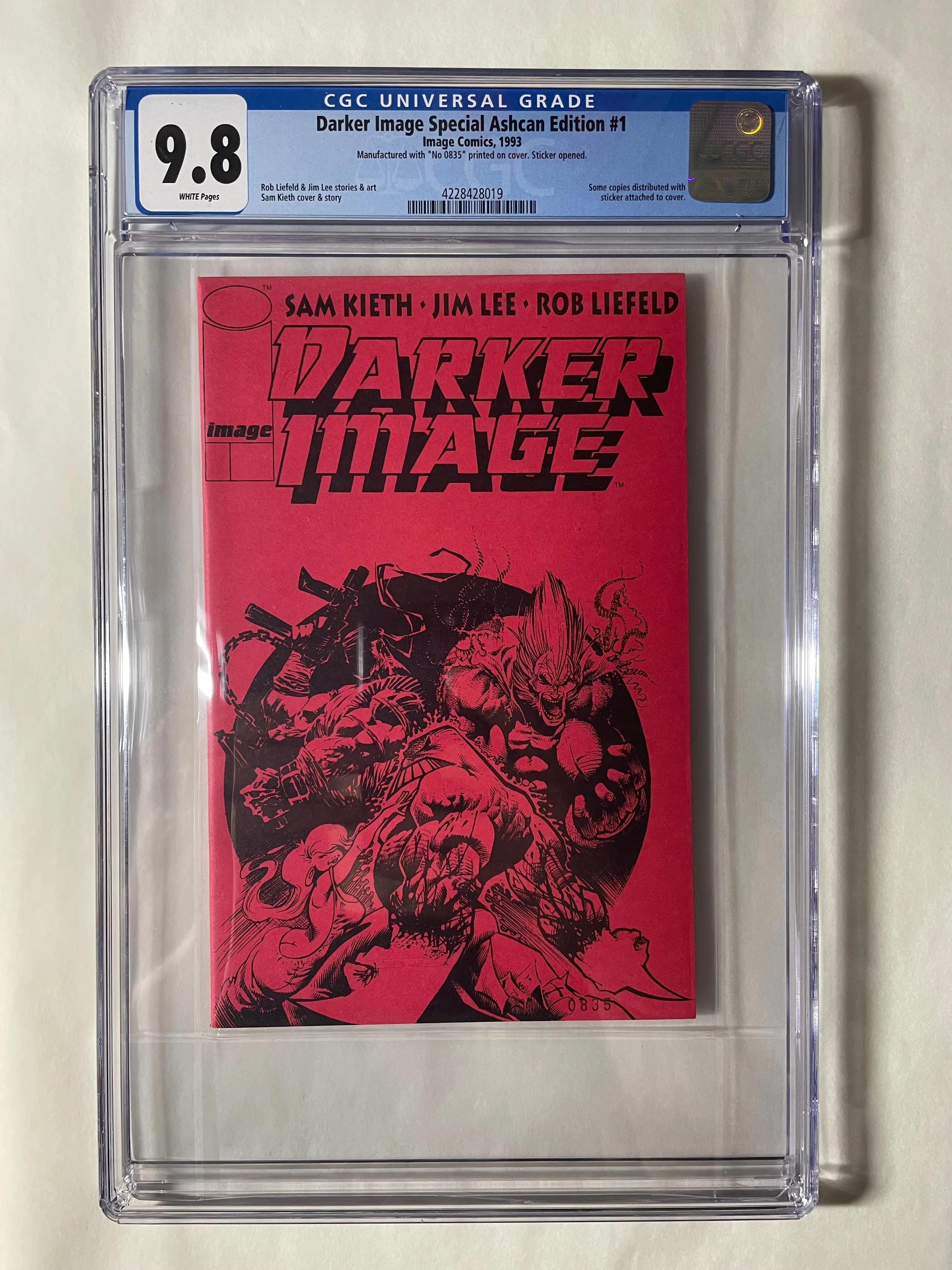 Product image for Darker Image Special Ashcan Edition 1  CGC 9.8 1993