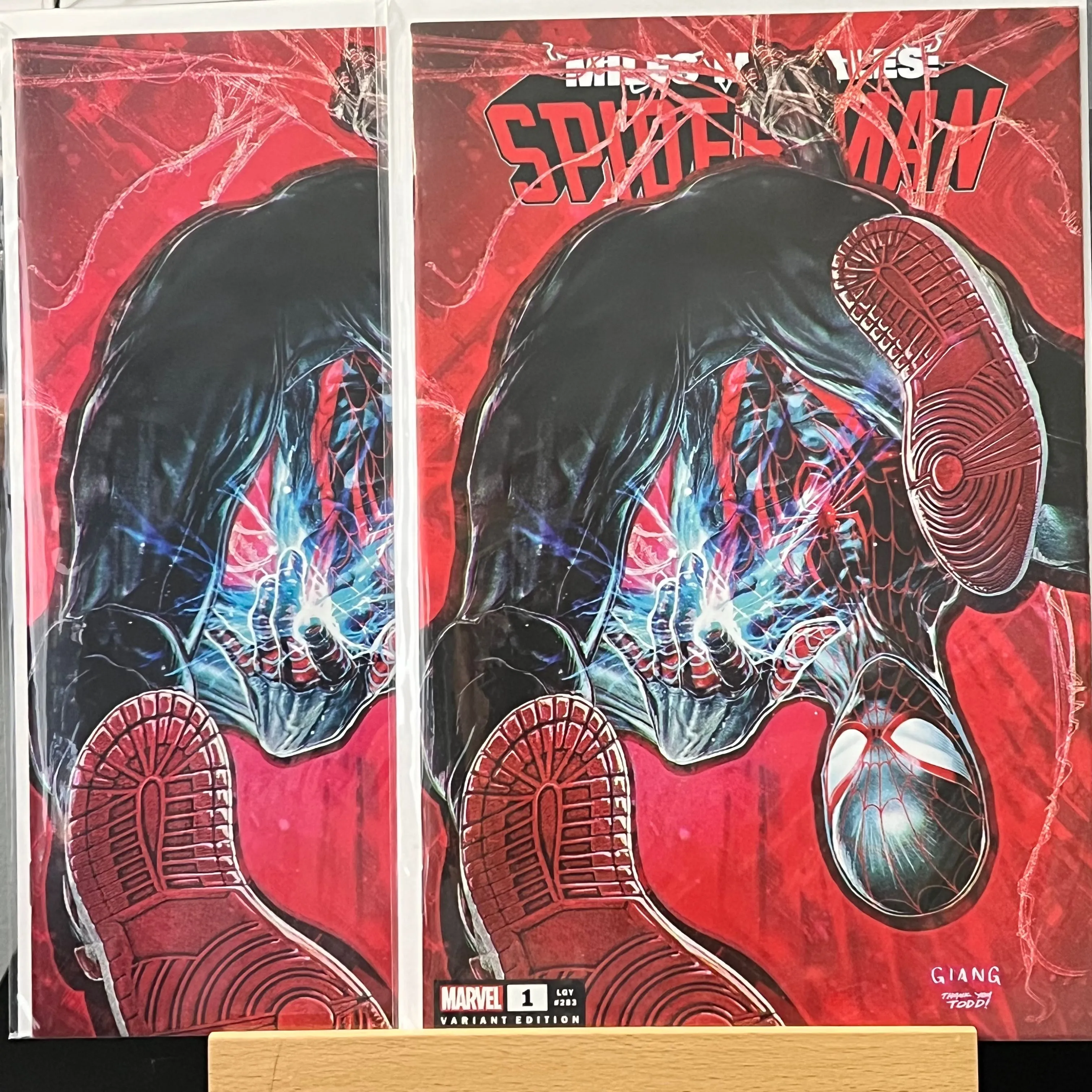 Product image for Miles Morales Spider-Man #1 virgin set