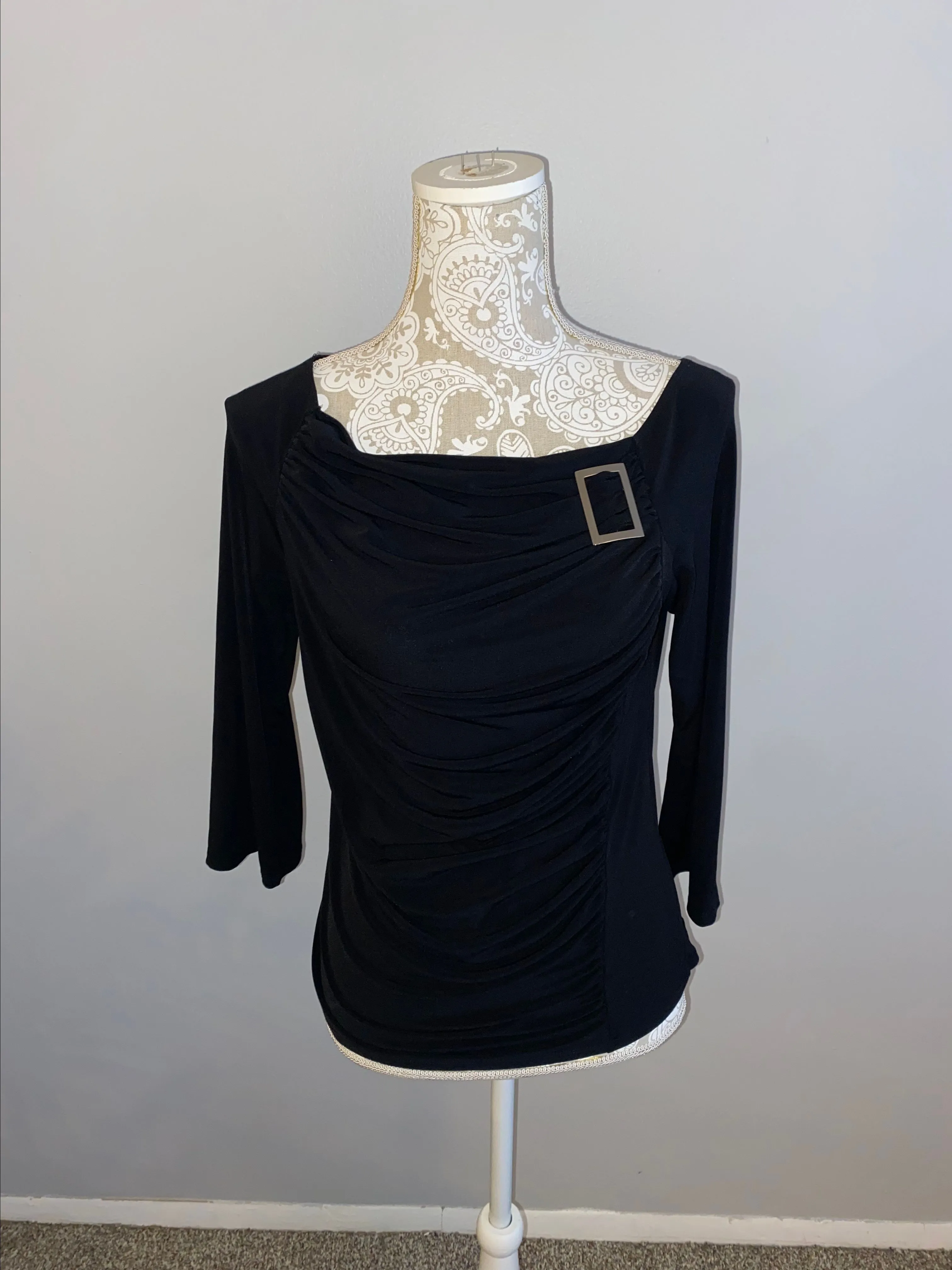 Product image for Fang Y2K Black Long Sleeve Top
