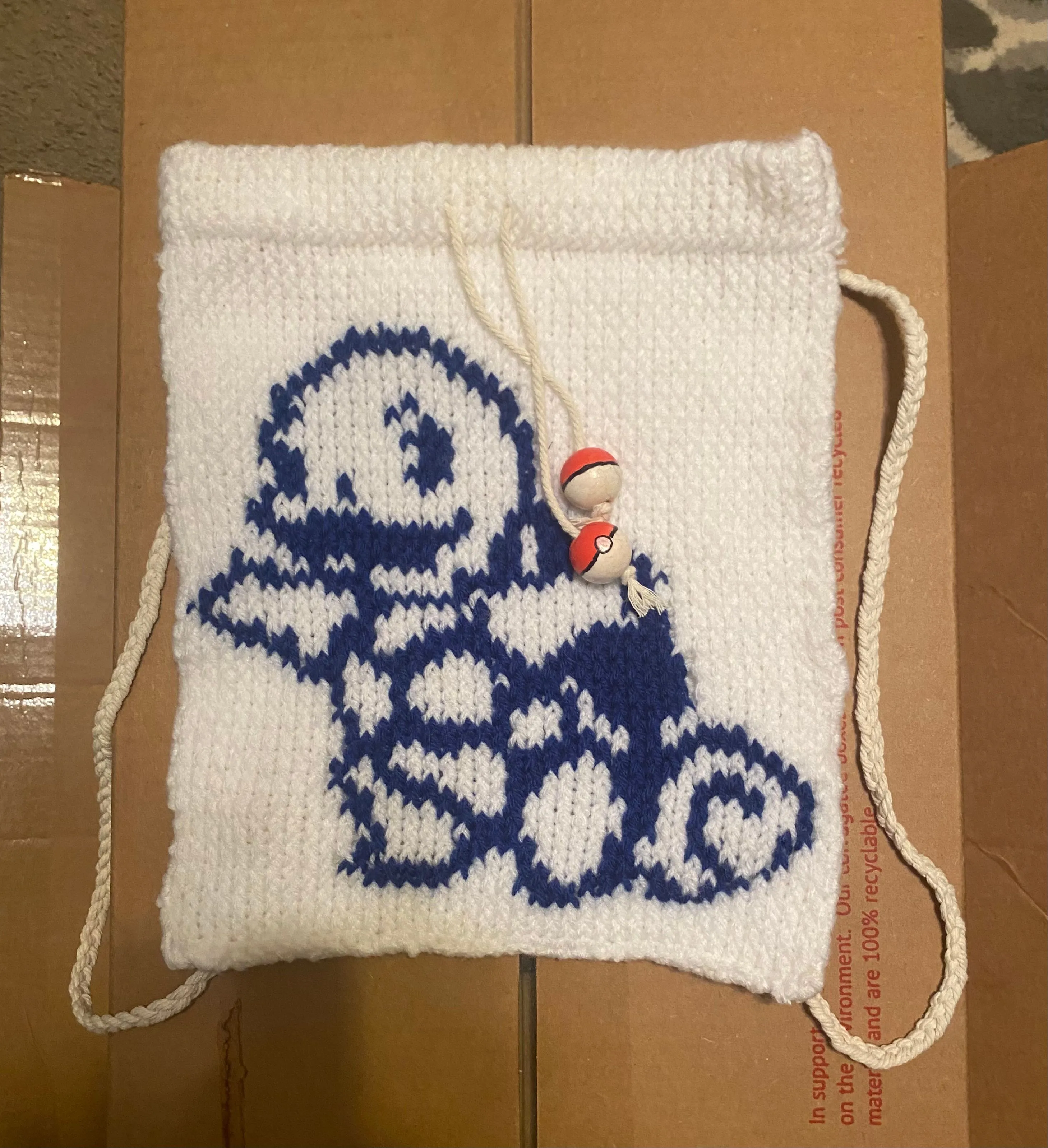 Product image for Handmade squirtle backpack