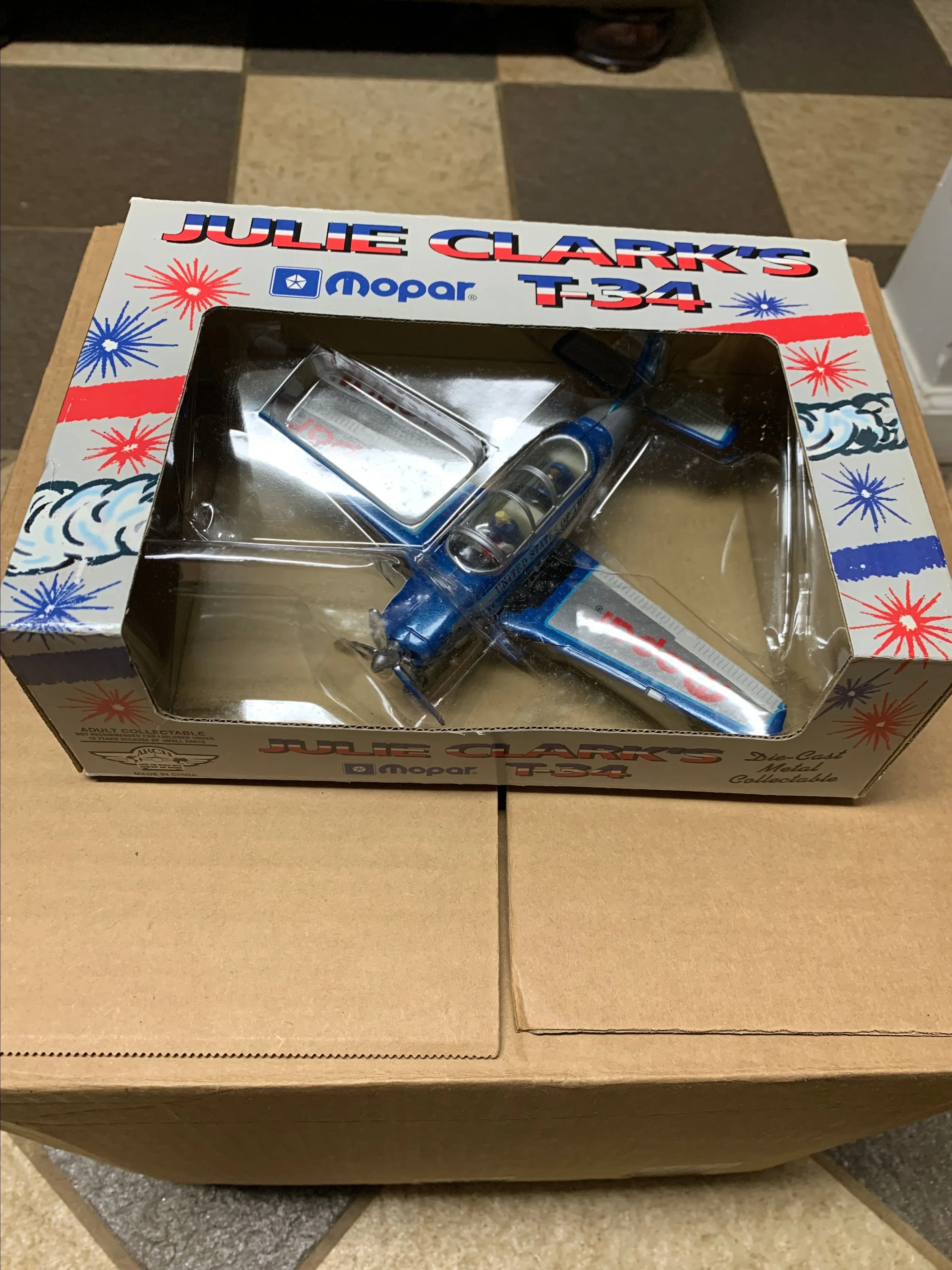 Product image for 1995 Julie Clark T-34 Mopar Metal Diecast Plane