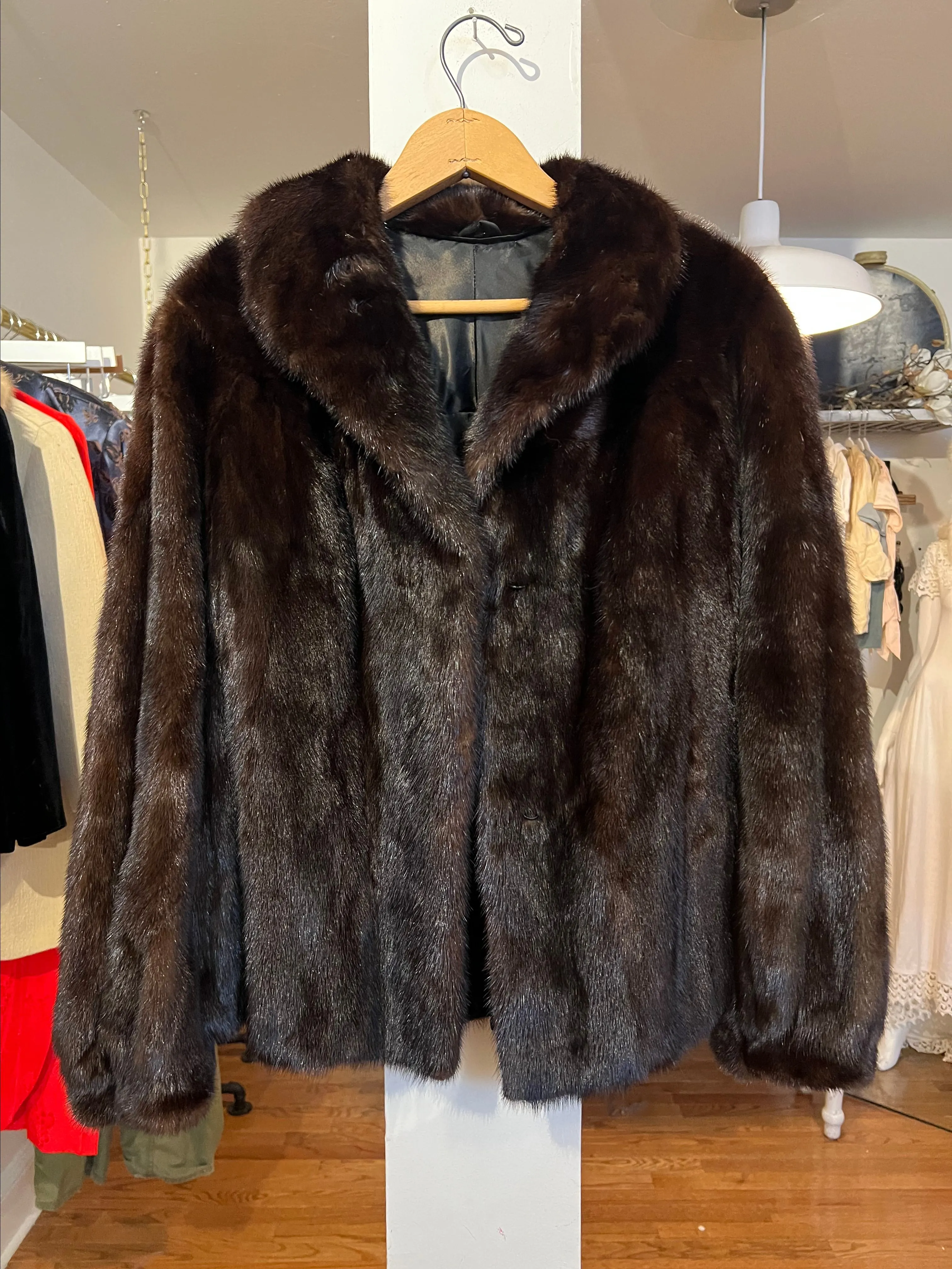 Product image for Dark Mink Jacket - DAZZLING!