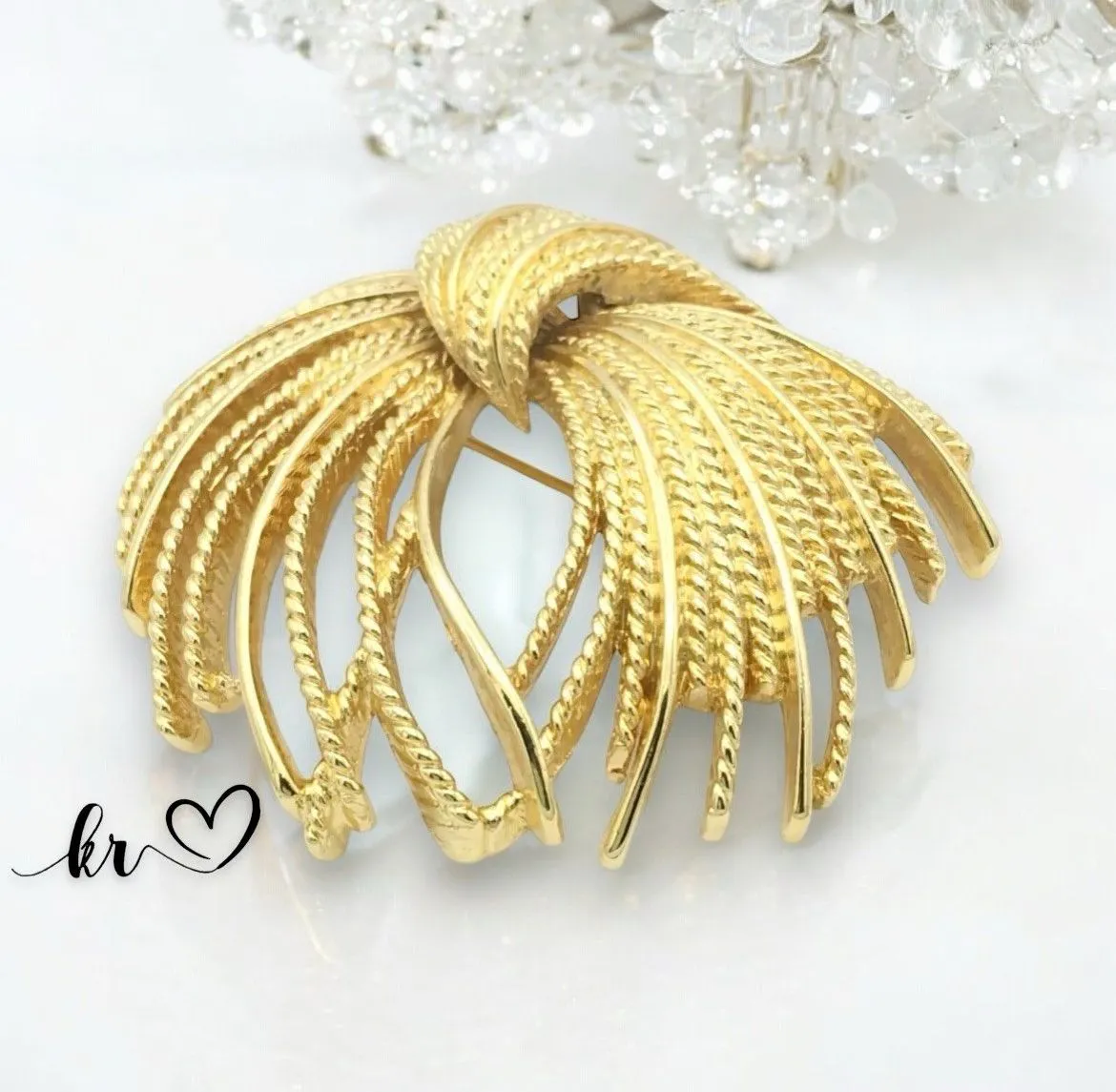 Product image for 1967 Vintage Monet Fireworks Brooch A Spark of Elegance