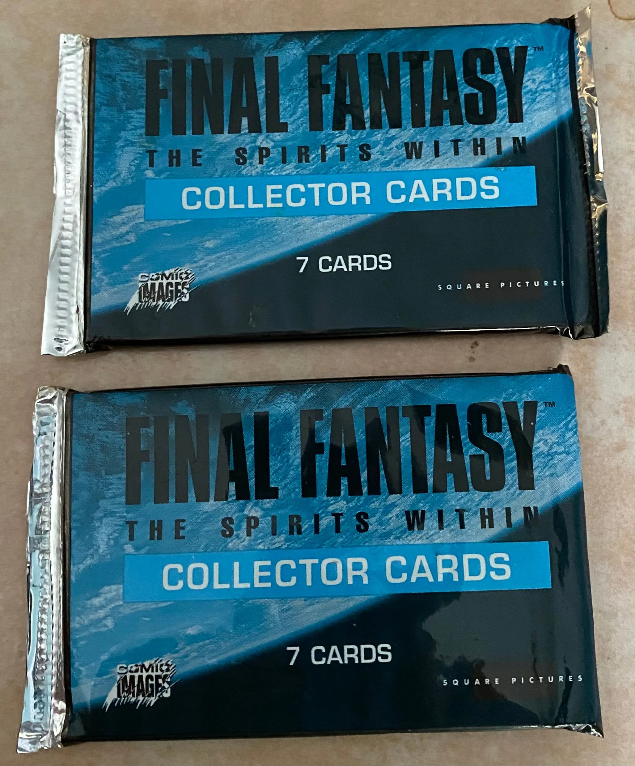 Product image for Final Fantasy 2001 The Spirits Within 2 sealed packs