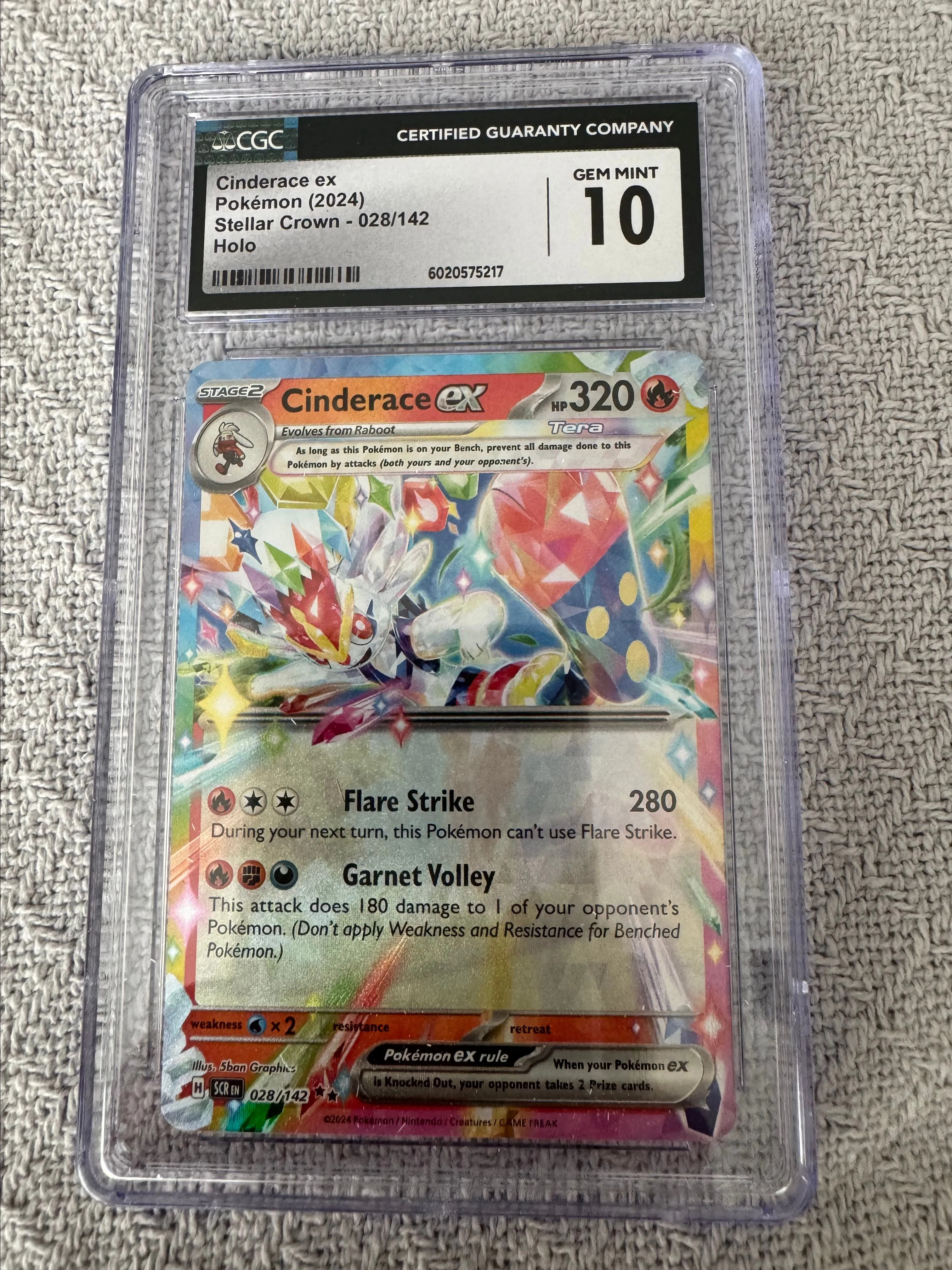 Cinderace Ex #28 Pokemon Stellar Crown CGC 10  Whatnot: Shop, Sell, Connect