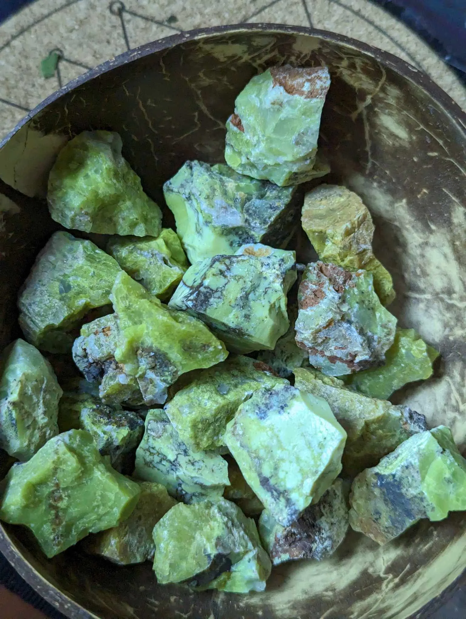 Product image for Raw Green Opal 