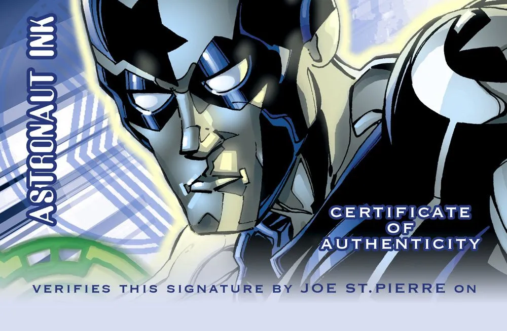 Product image for 080 CERTIFICATE OF AUTHENTICITY SIGNED by Marvel SPIDER-MAN VENOM AQUAMAN artist Joe St.Pierre COA