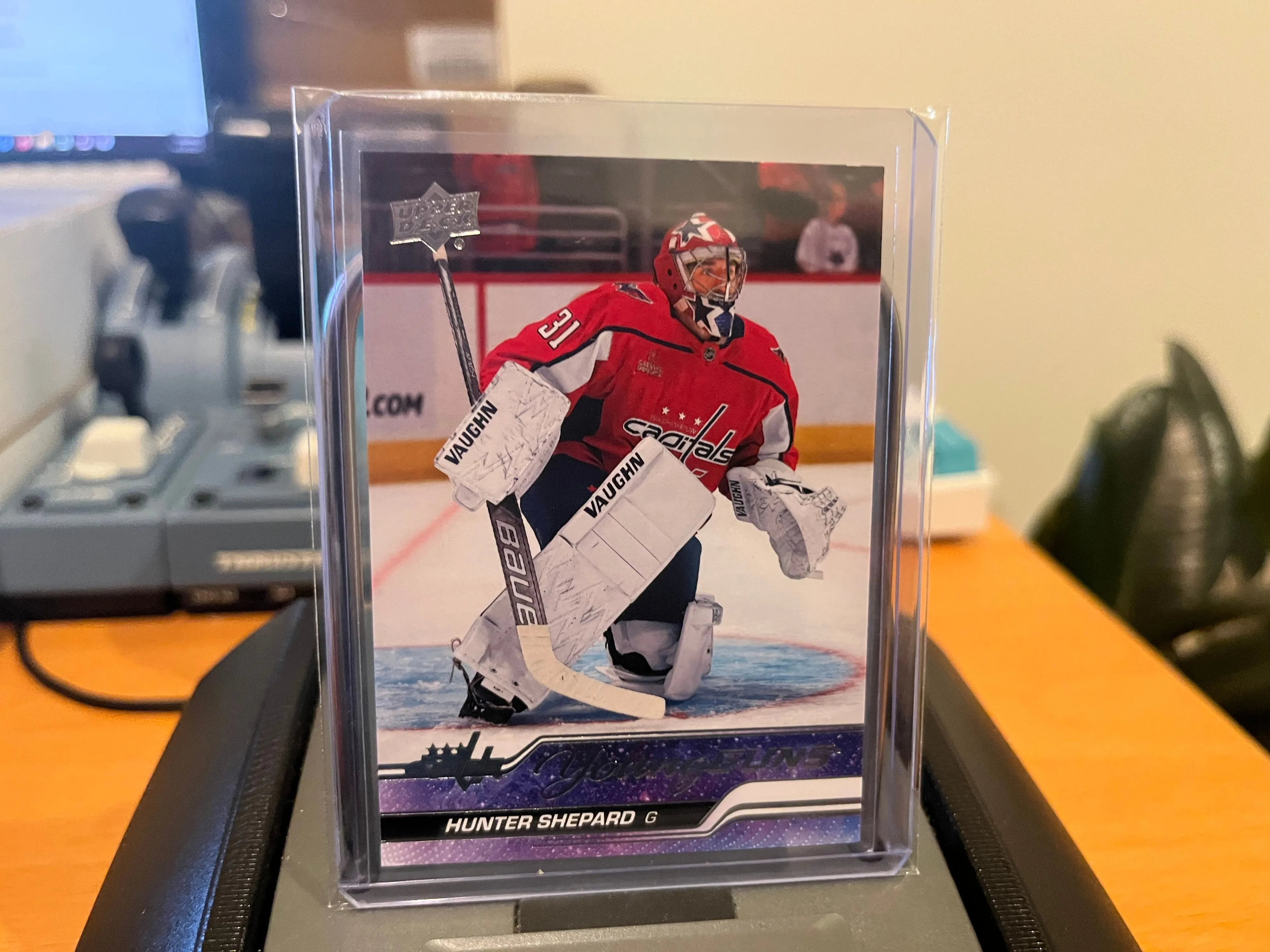 Product image for Shepard	Hunter	Young Guns - Rookie YG RC 1:2 Packs Goalie Capitals Caps