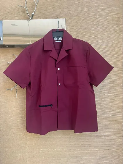 Product image for Acne Studios , Otello Tessi PSS15 Shirt in Maroon , Pre-Owned Medium