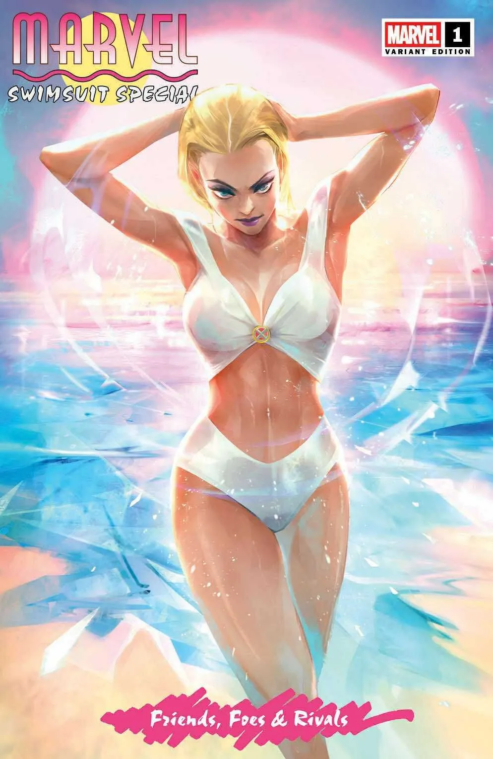 Product image for MARVEL SWIMSUIT SPECIAL: FRIENDS, FOES & RIVALS #1 IVAN TAO EXCLUSIVE TRADE VARIANT