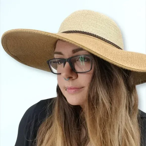 Product image for NWT John Callanan Wide Brim Sun Hat Toast