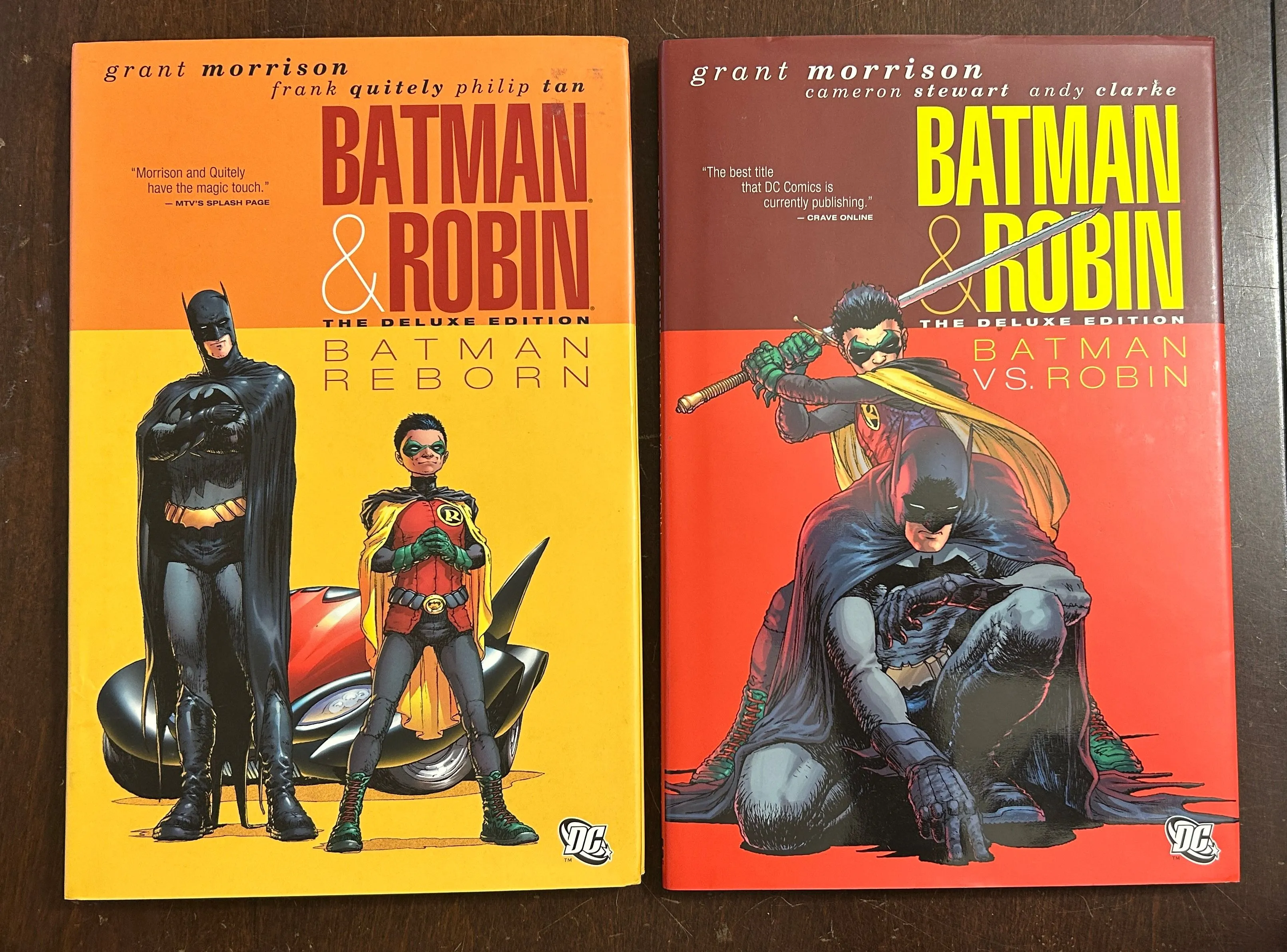 Product image for DISCOUNTED LOT:  Batman & Robin DELUXE HC Vol 1-2