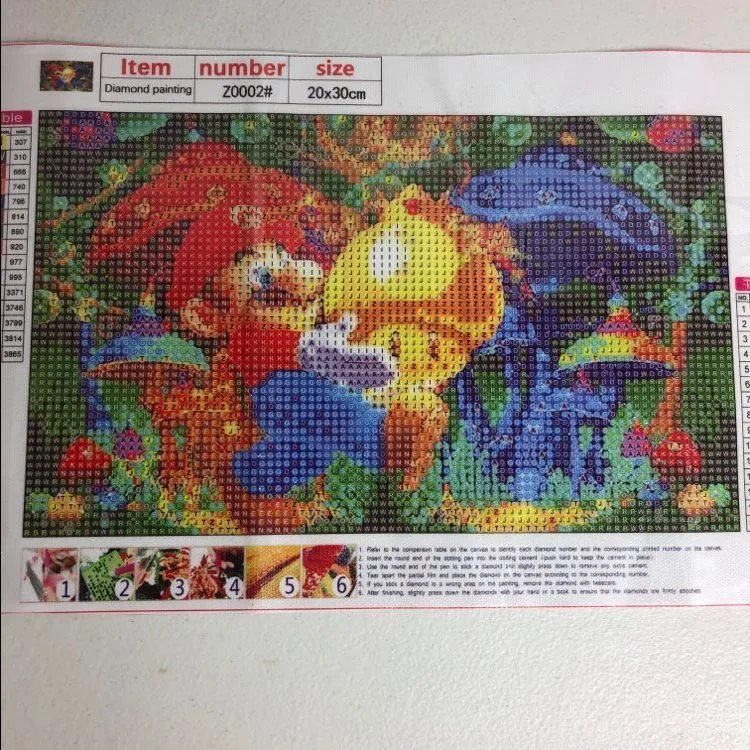 Product image for 22. NES Mario Mushroom Diamond Art Kit