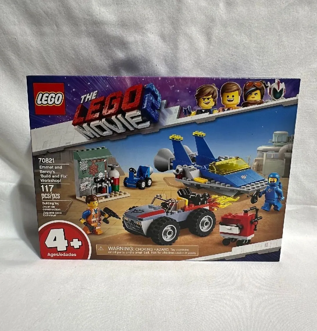 Product image for Lego 70821 Lego Movie 2 Emmet & Benny's Build & Fix Workshop