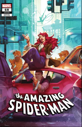 Product image for Amazing Spider-Man #68 Unknown Comics Exclusive Mateus Manhanini Var (02/26/2025