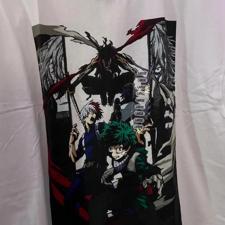 Product image for New my hero academia tee sz L