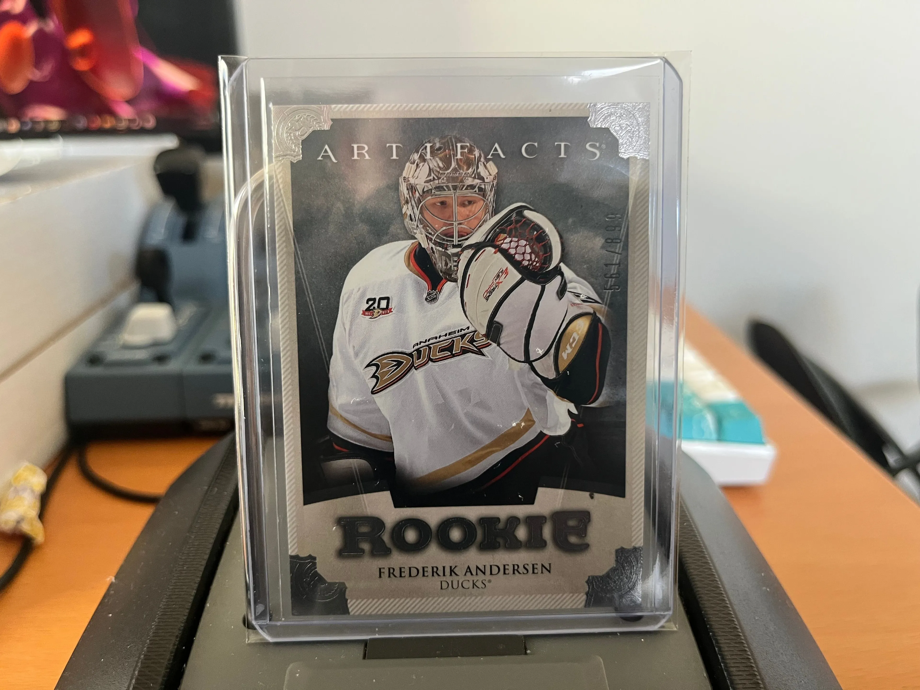Product image for Andersen	Frederik	Rookie Redemption 561/899 - Serial Numbered RC Goalie Ducks Hurricanes Canes
