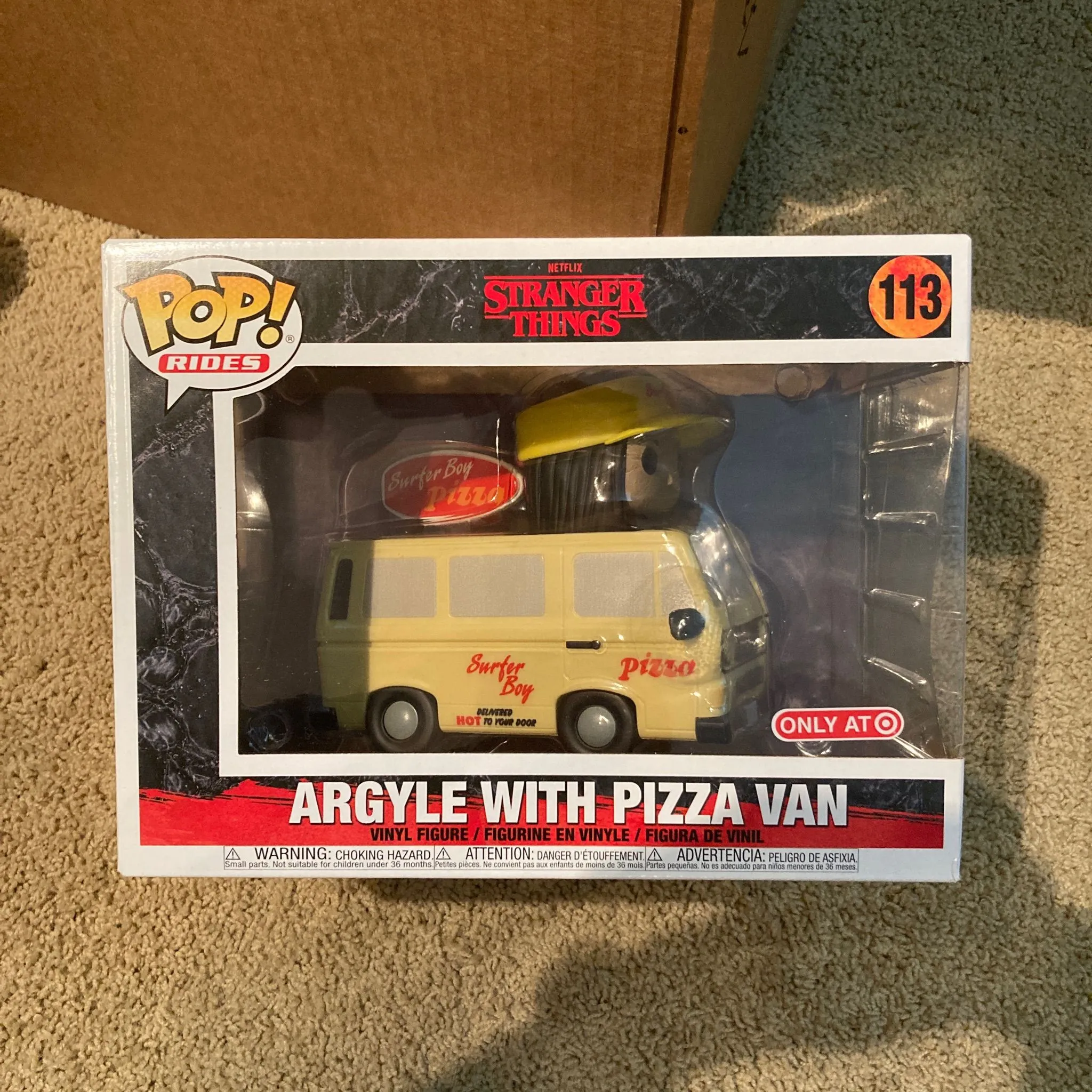 Product image for Argyle with Pizza Van Stranger Things