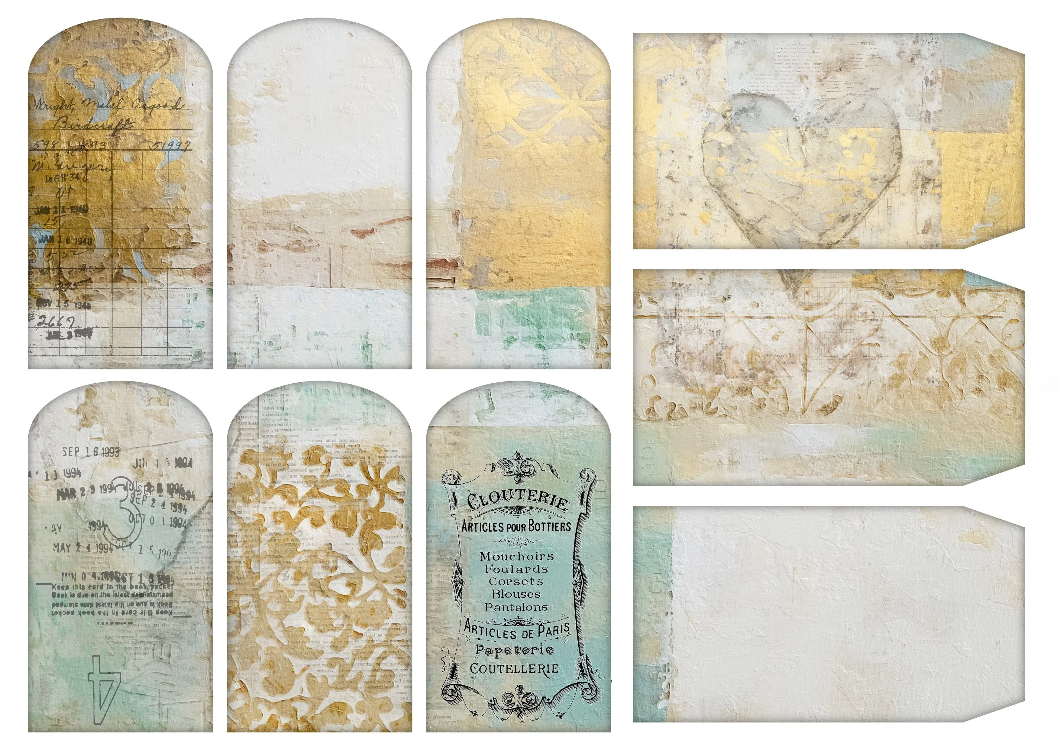 Product image for A53. Grunge Teal Collection 