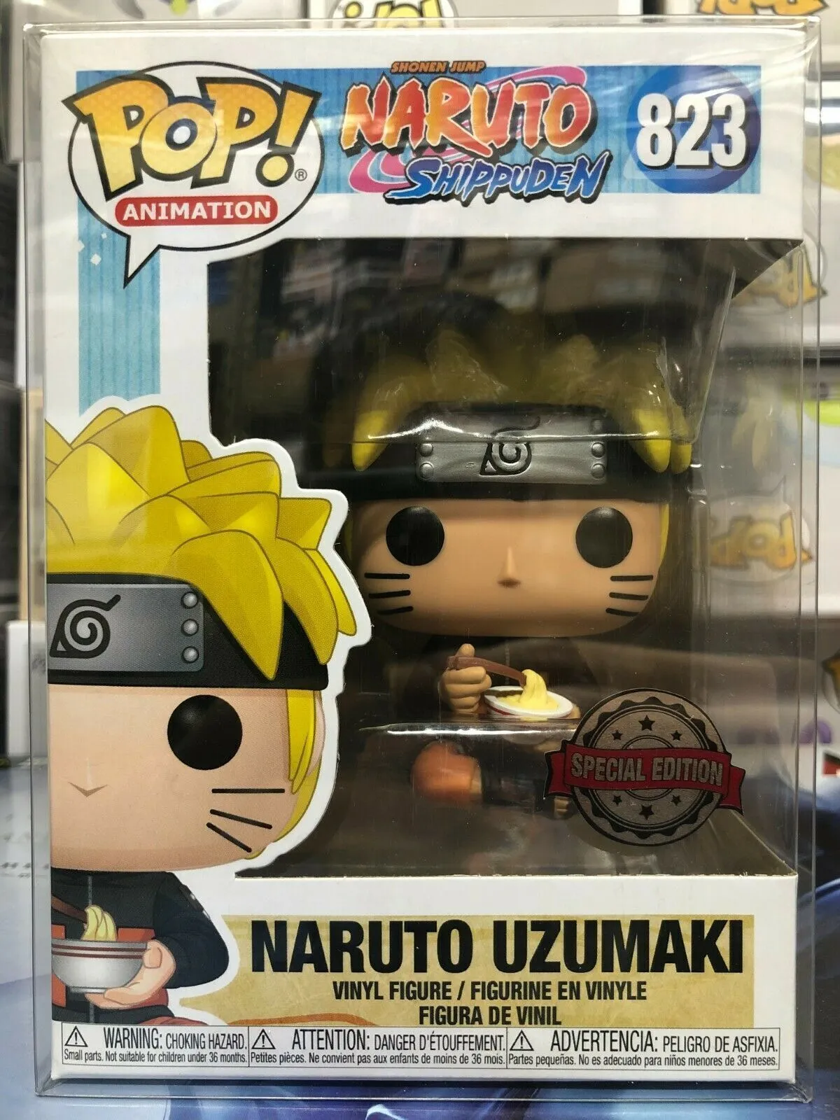 Product image for Naruto Eating Noodles (Special Edition Sticker)(823) | Anime Naruto Shippuden