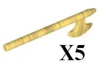Product image for B17A - Five Pearl Gold Axes 