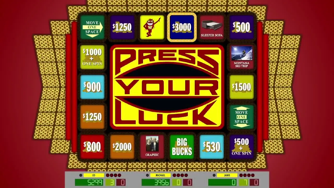 Product image for 12.   [PULL BOX Only] Press Your Luck Game