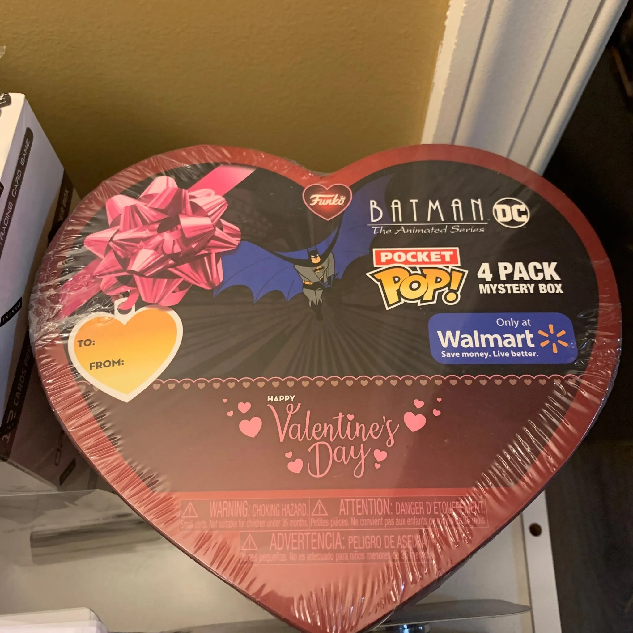 Product image for Funko Pocket Pop! DC Batman Animated Valentine's Day 4 Pack Mystery Heart Box #2