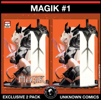 Product image for [2 PACK] Magik #1 Unknown Comics Alexander Lozano Exclusive Var (01/08/2025