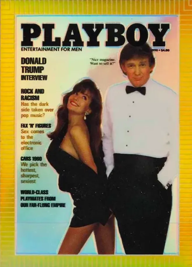 Product image for 1995 Play Boy Edition 1 BOX PERCY⭐️Donald Trump Rookie⭐️