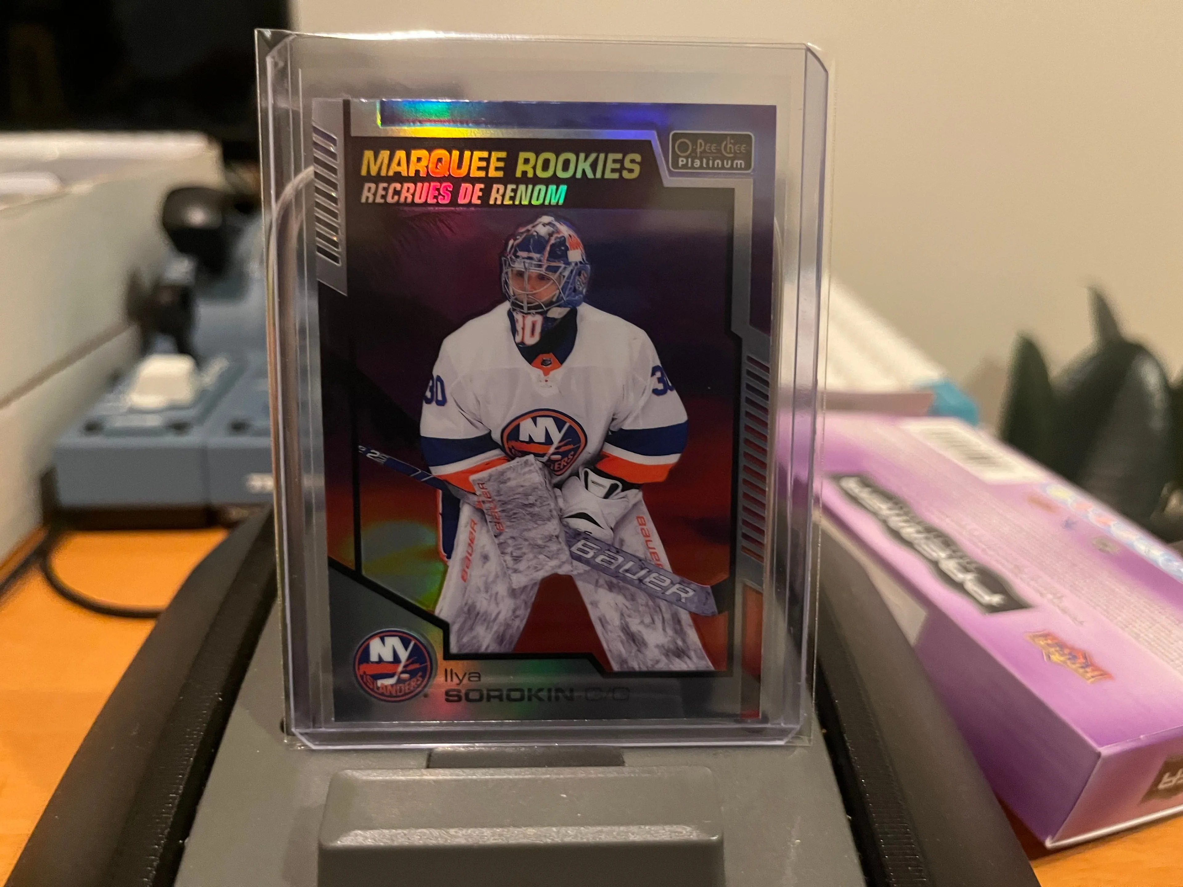 Product image for Sorokin	Ilya	Sunset Marquee Rookies - RC Goalie Islanders Isles