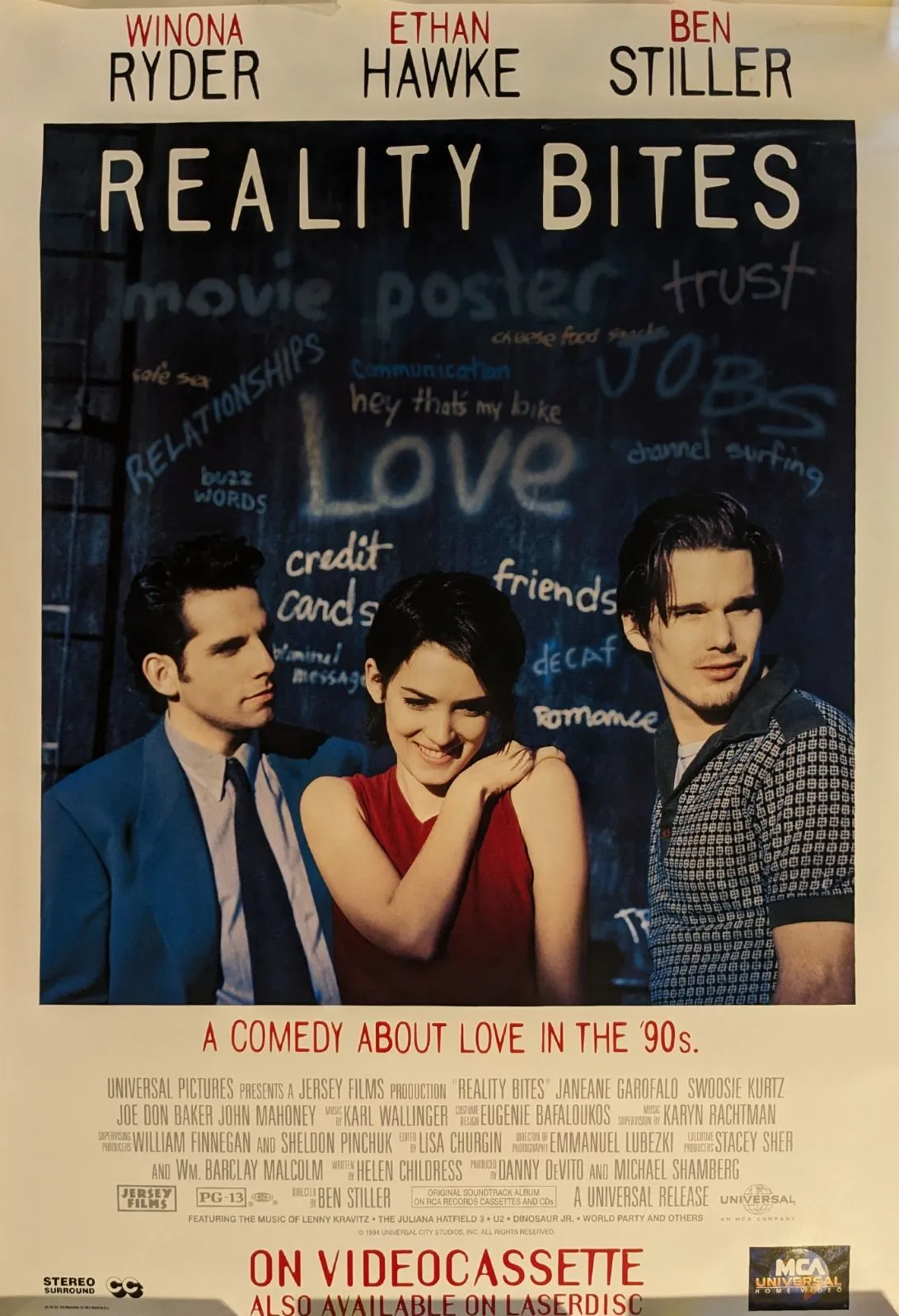 Product image for Reality Bites Video Store poster