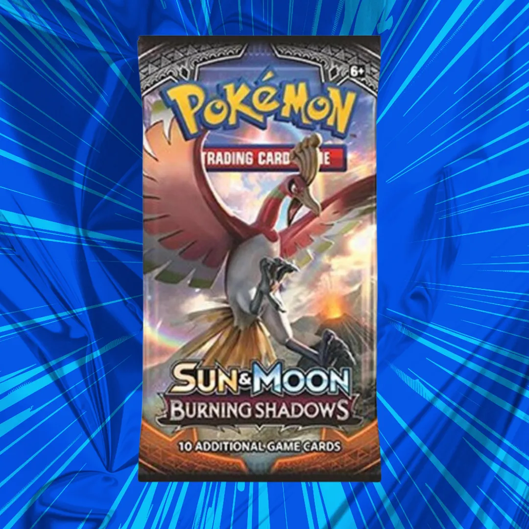 SM Burning Shadows Booster Pack x 3  Whatnot: Shop, Sell, Connect