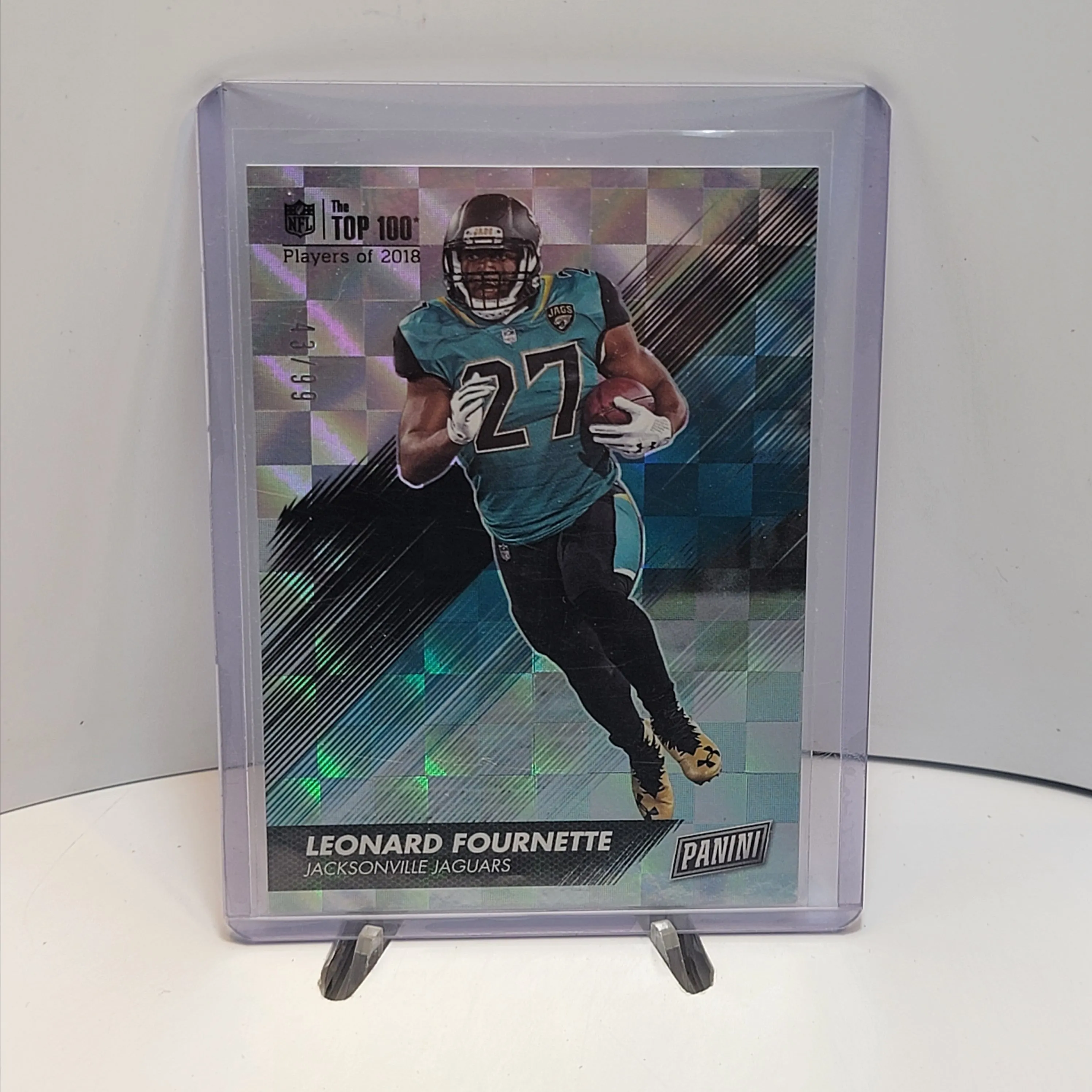 Product image for 2018 Panini Day Leonard Fournette 43/99