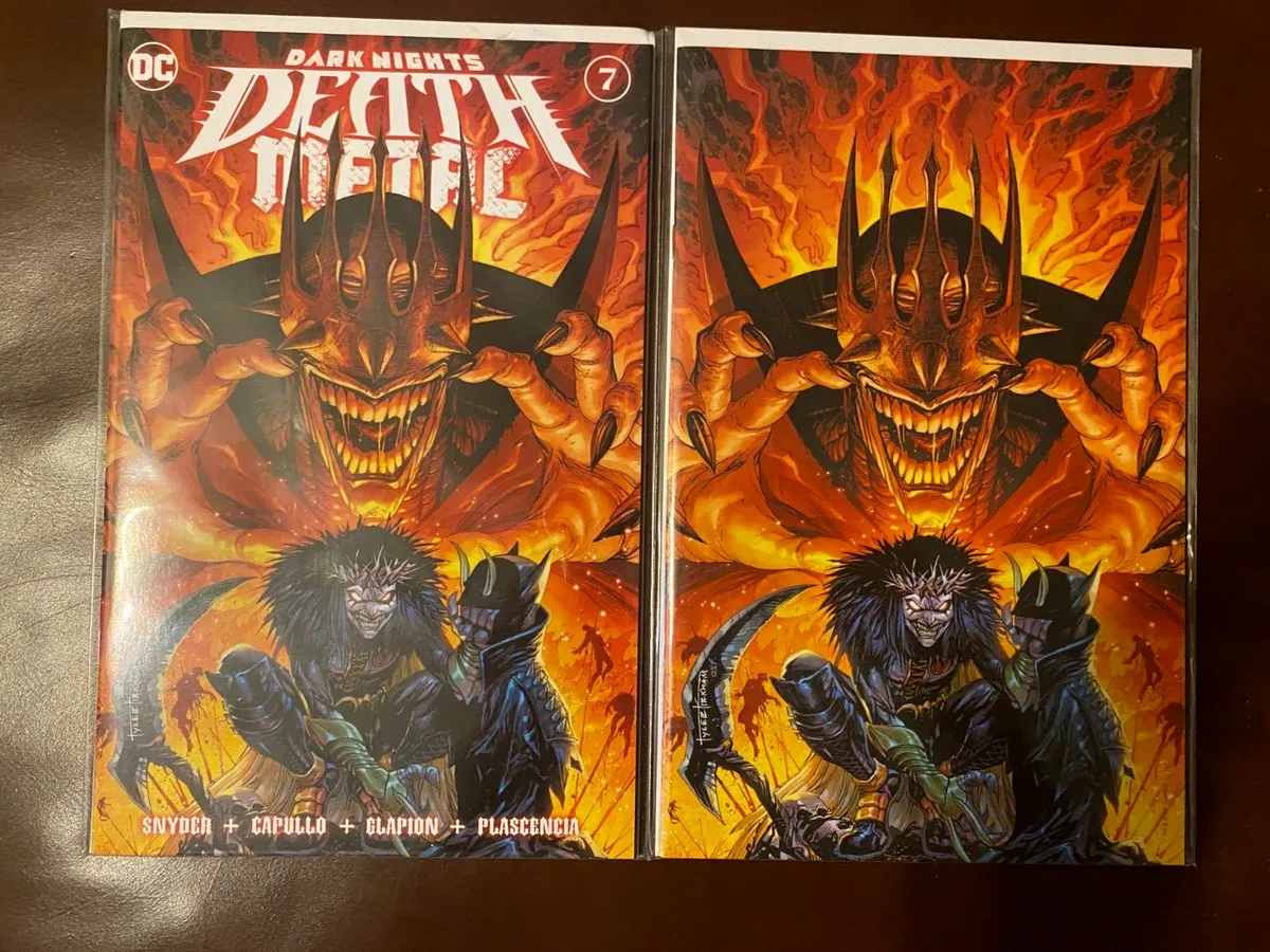 Product image for DARK NIGHTS: DEATH METAL #7 | Tyler Kirkham Virgin/Trade Variant Set - DC Comics