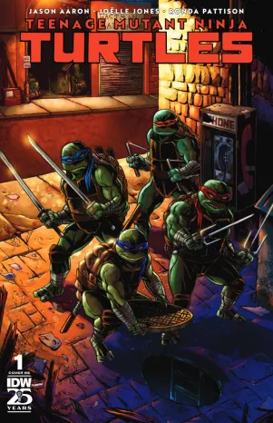 Product image for TMNT #1 EXCLUSIVE JASON FLOWERS COVER