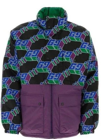 Product image for Gucci Square G Paneled Coat | Multi Color | 54EU (XXL) | (813286299)