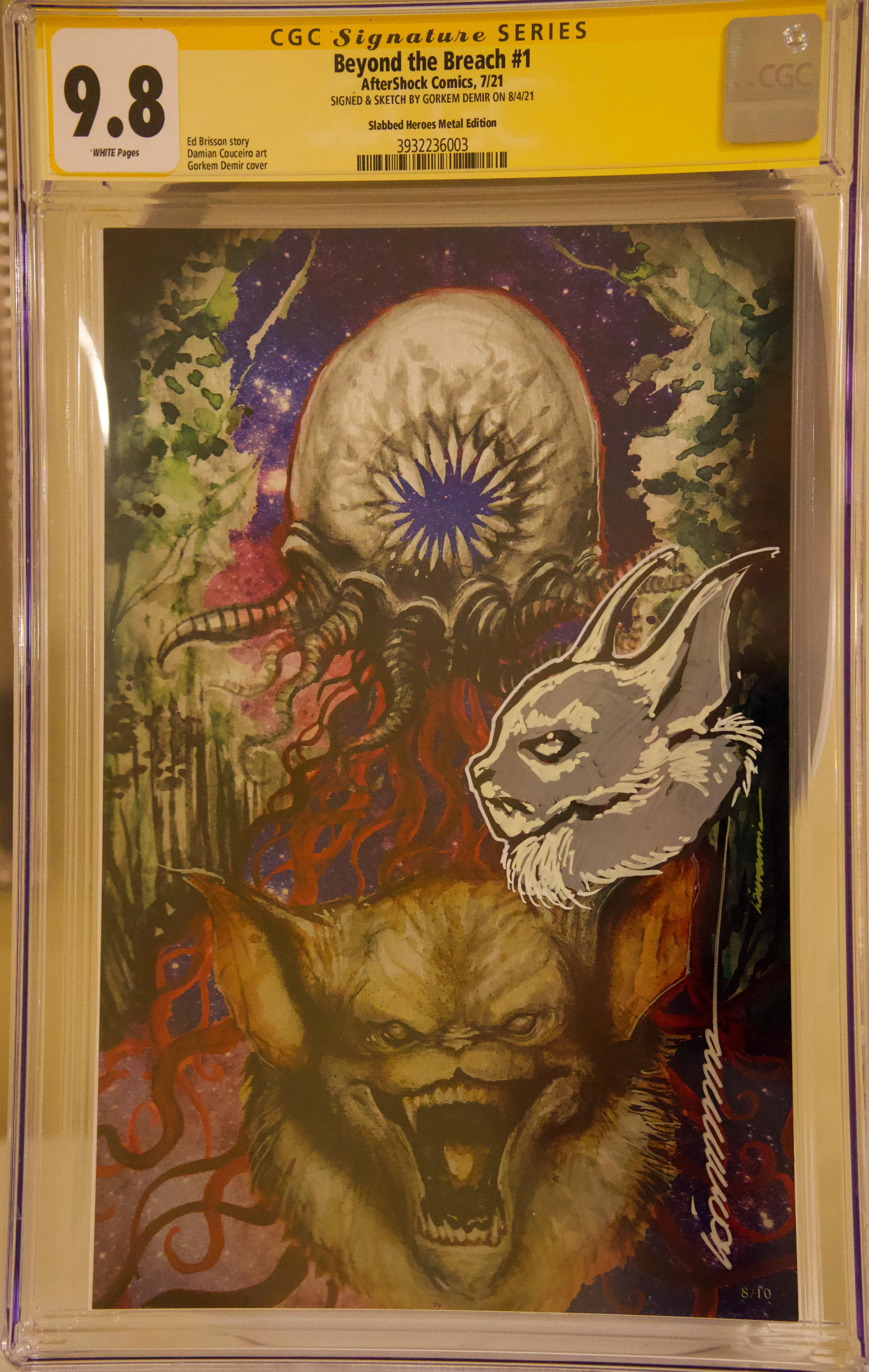 Product image for Beyond the Breach #1 Metal Remarked CGC 9.8 ONLY 10 Made.