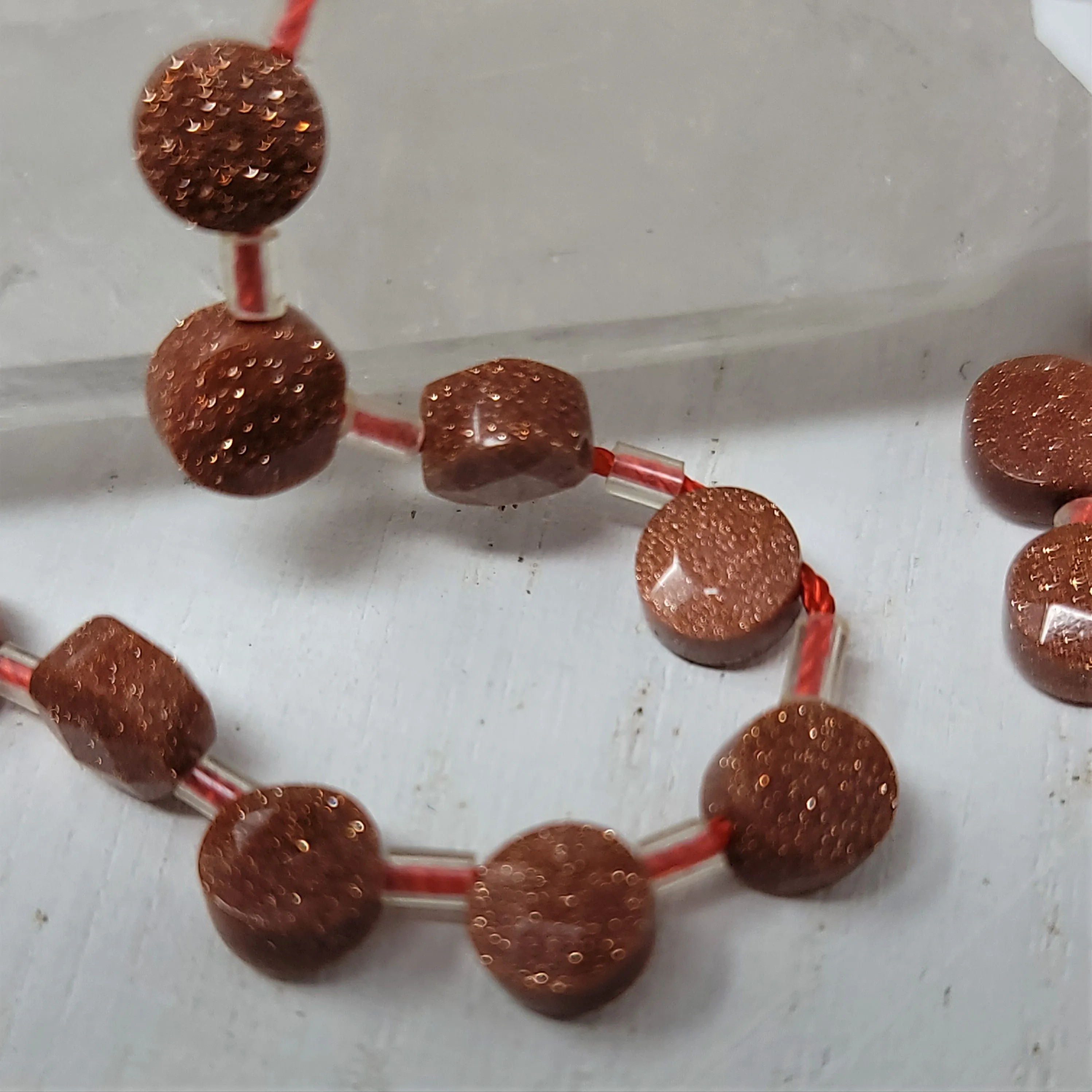 Product image for A Bead Deal #7 Gold stone dots
