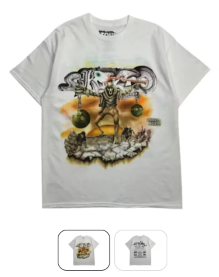 Product image for Travis Scott South American Tour T-Shirt / White / Small