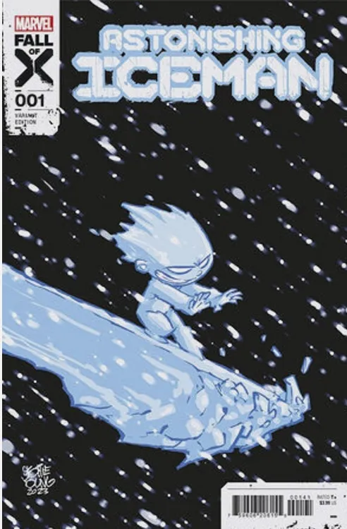 Product image for skottie young astonishing iceman + sig