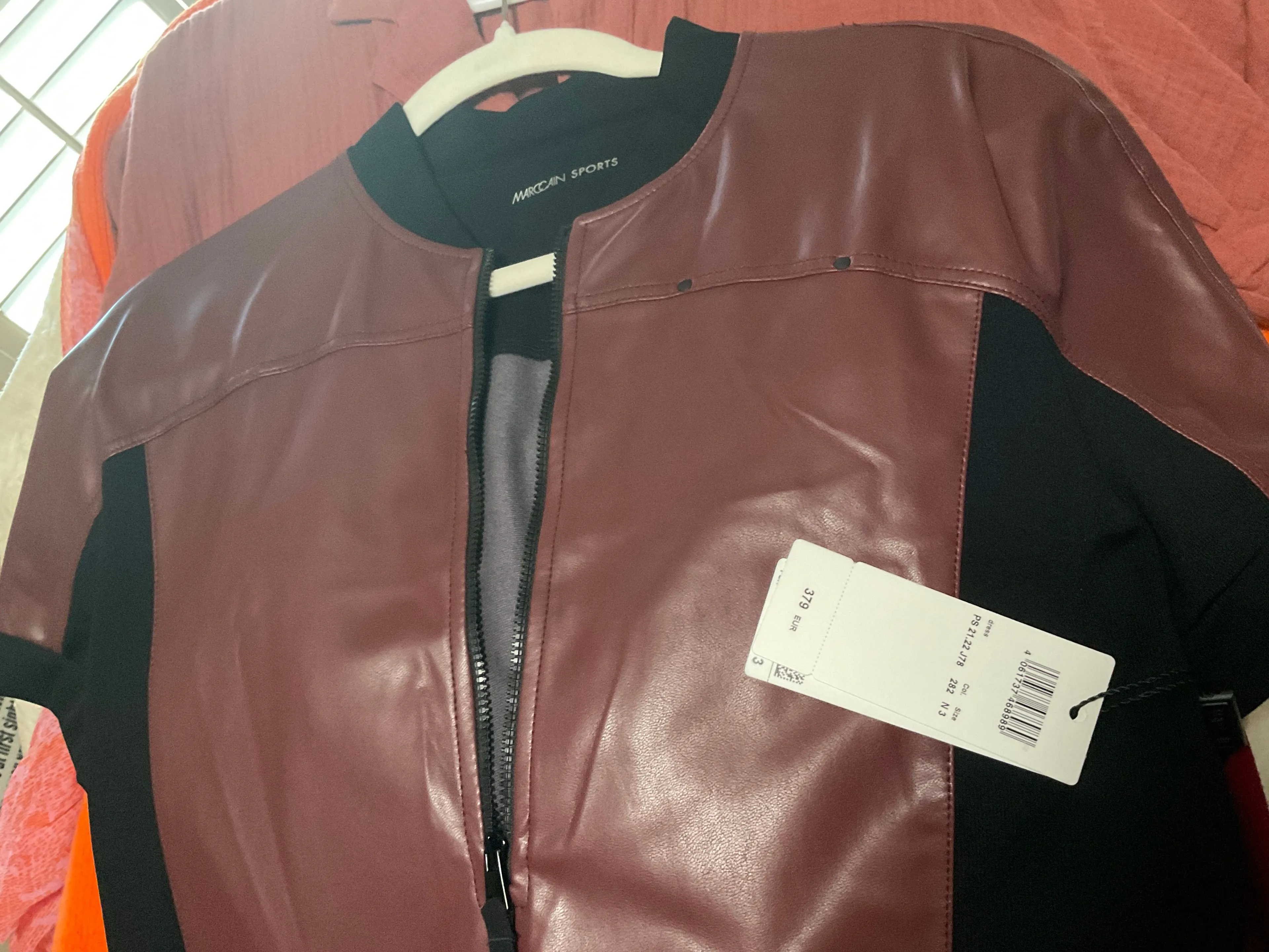 Product image for Marc Cain sports faux leather dress size N3