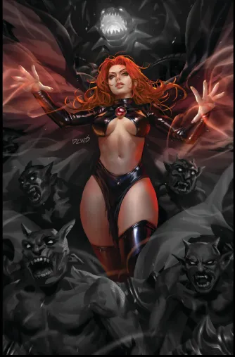 Product image for New Mutants 25 Unknown Comics Derrick Chew Exclusive Color Splash Convention VIRGIN Var (06/08/2022