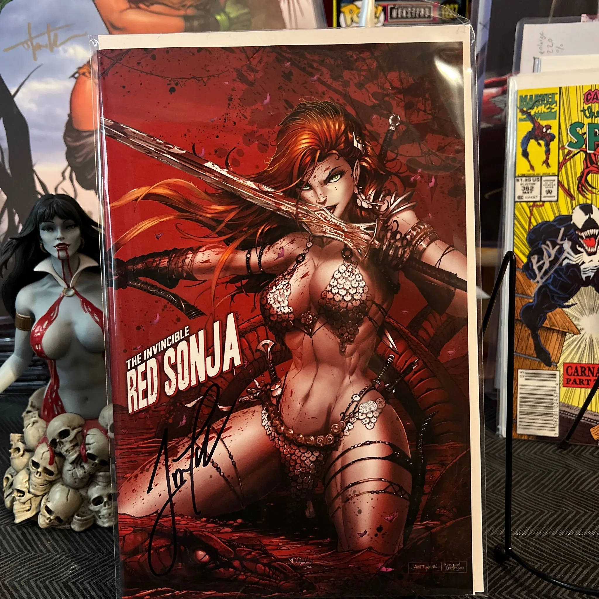 Product image for Invincible Red Sonja #2 wraparound cover SIGNED