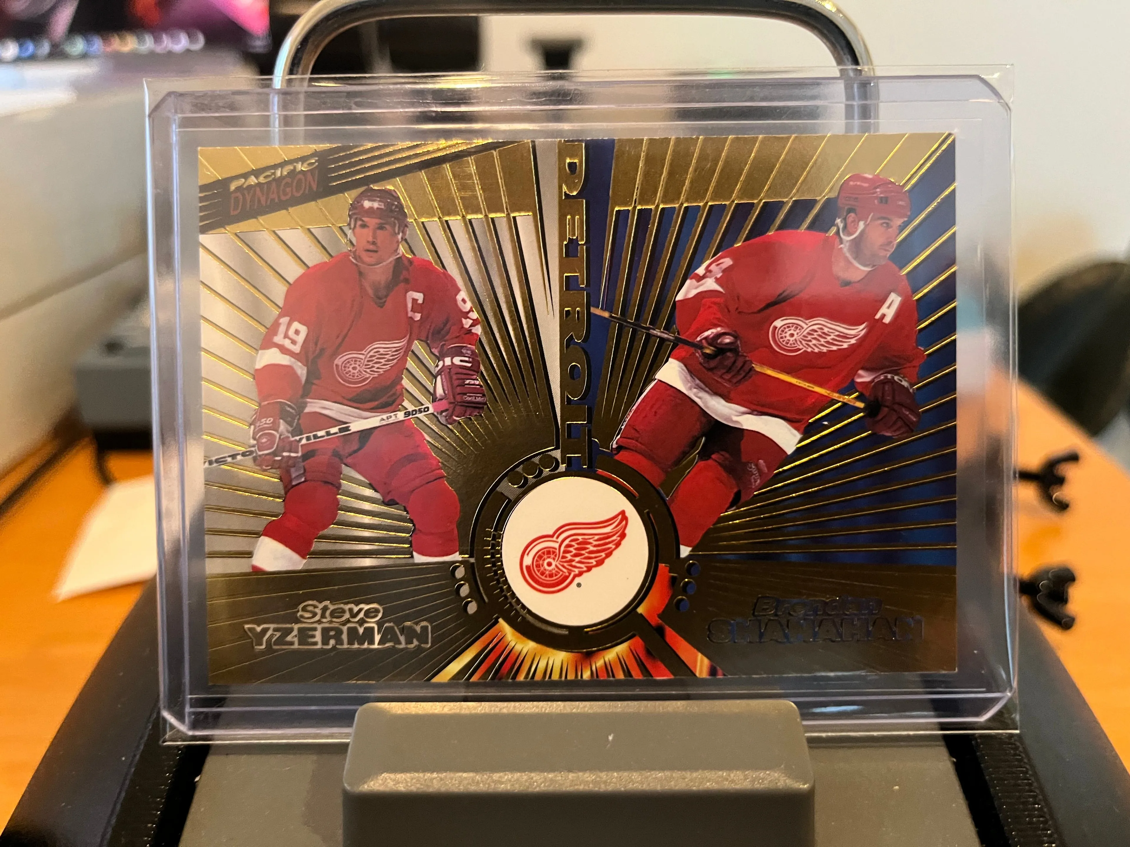 Product image for Shanahan / Yzerman	Brendan / Steve	Base Red Wings