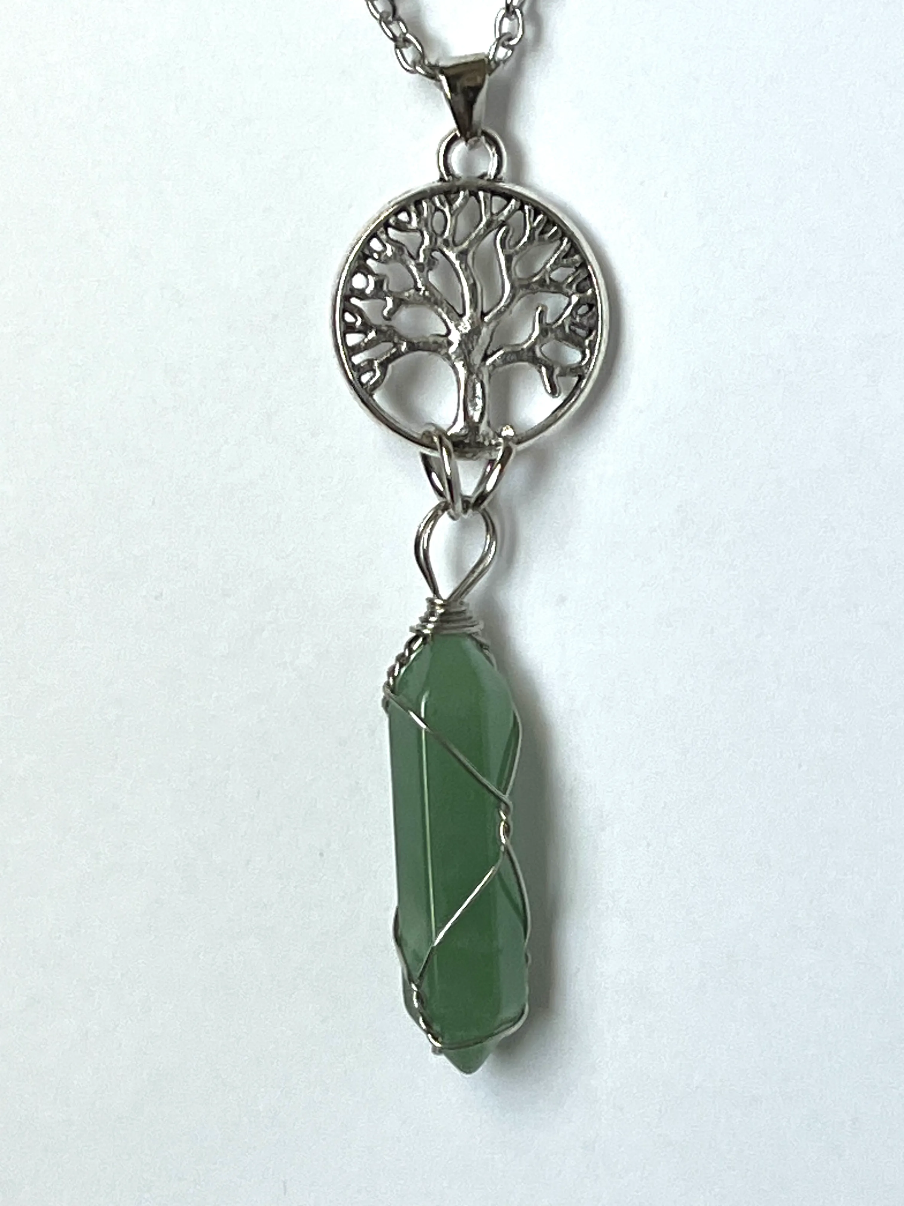 Product image for PRQ11 Tree of Life Green Aventurine DT